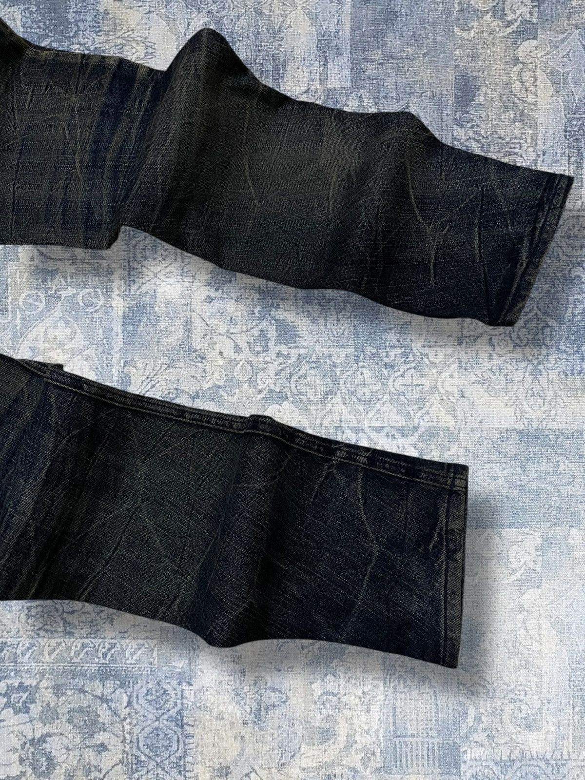 Japanese Brand Vintage 1990s Japan Designer Semantic Iconic Mudwash Denim Size US 34 / EU 50 - 13 Thumbnail