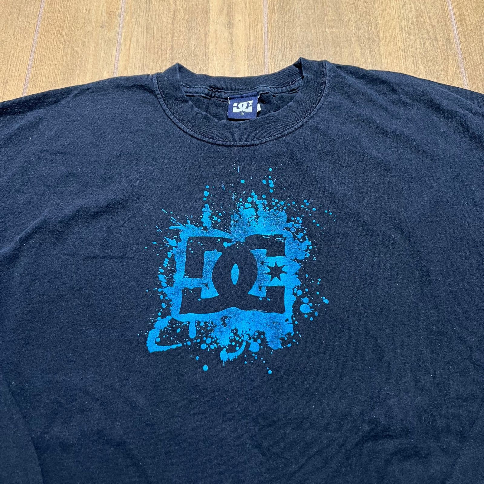 DC Y2K DC Shoes long-sleeve t-shirt blue graphic logo Men Sz XL Size US XL / EU 56 / 4 - 2 Thumbnail