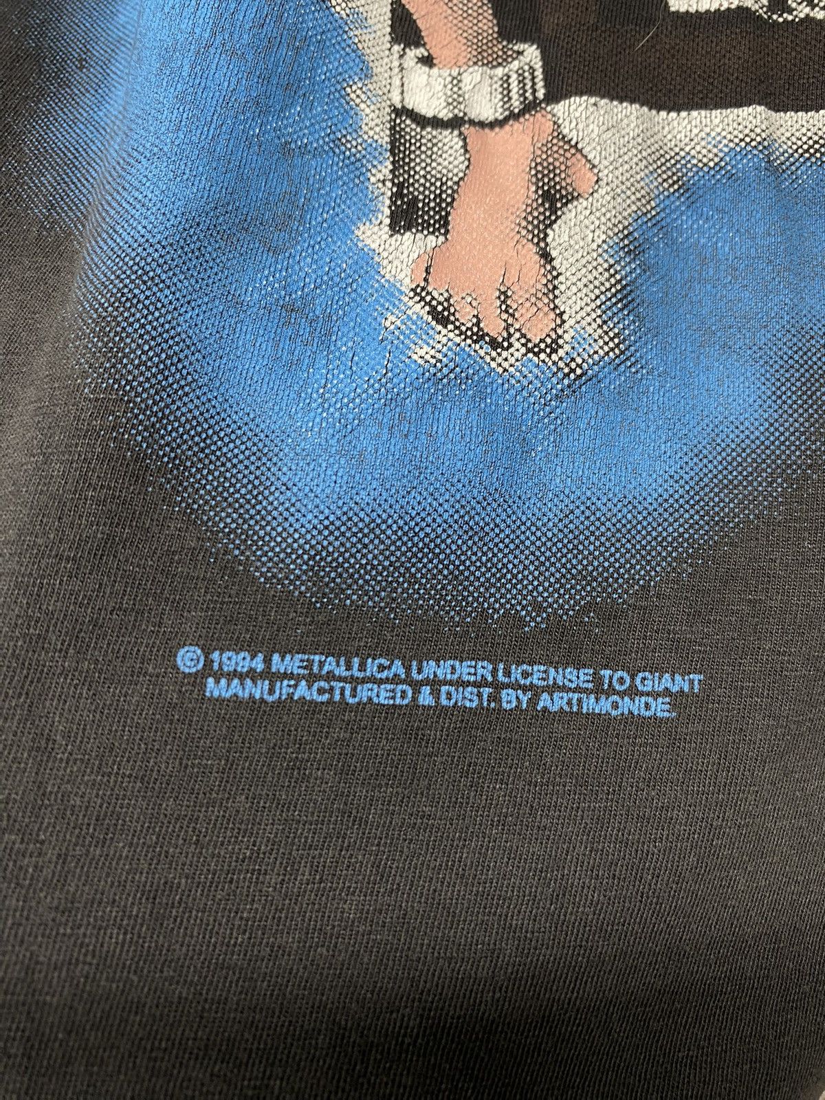 Band Tees Vintage 90’s Metallica Ride the Lightning Band Shirt Large Size US L / EU 52-54 / 3 - 8 Thumbnail