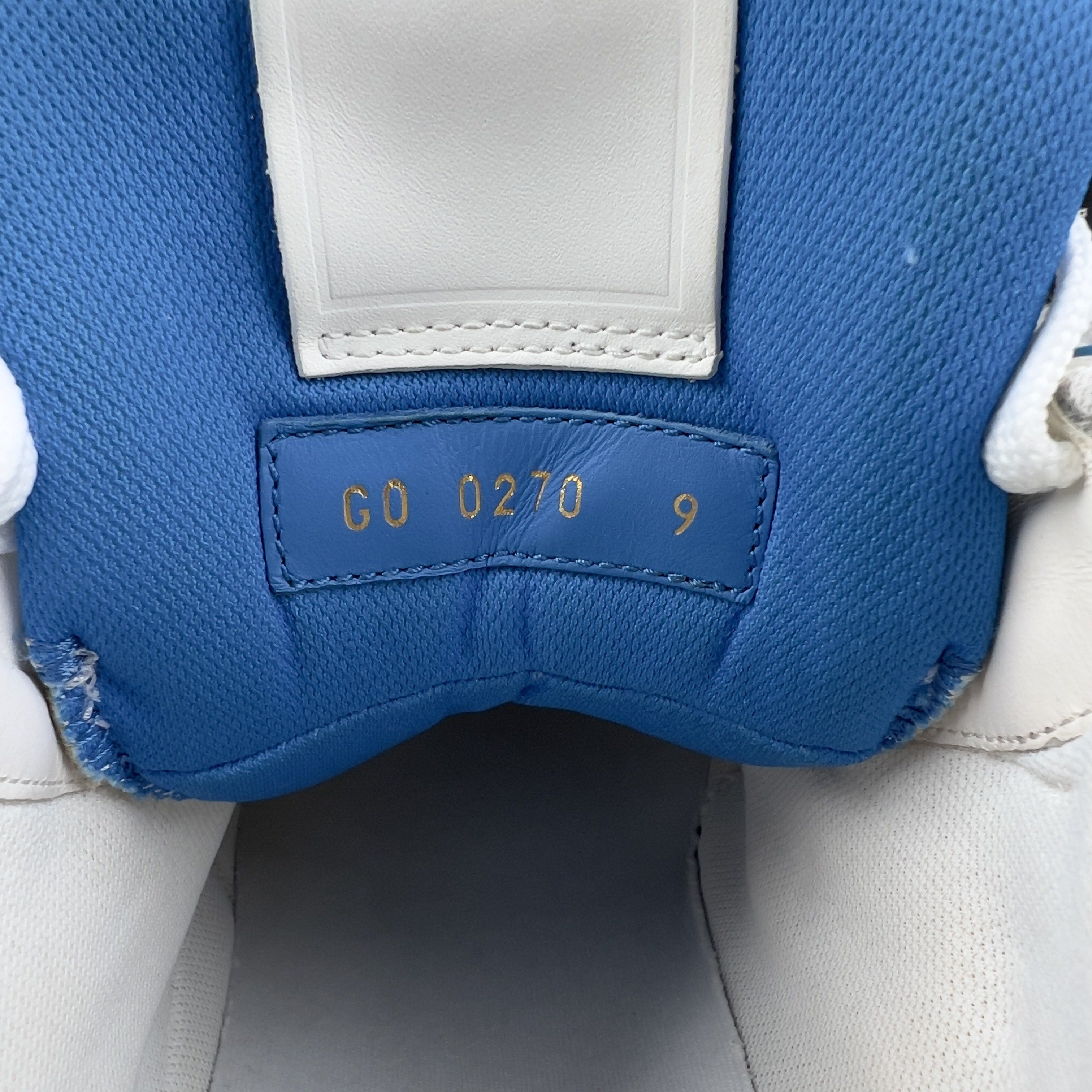 Louis Vuitton LV Trainer Azur White Blue Sneakers Size US 10 / EU 43 - 10 Thumbnail