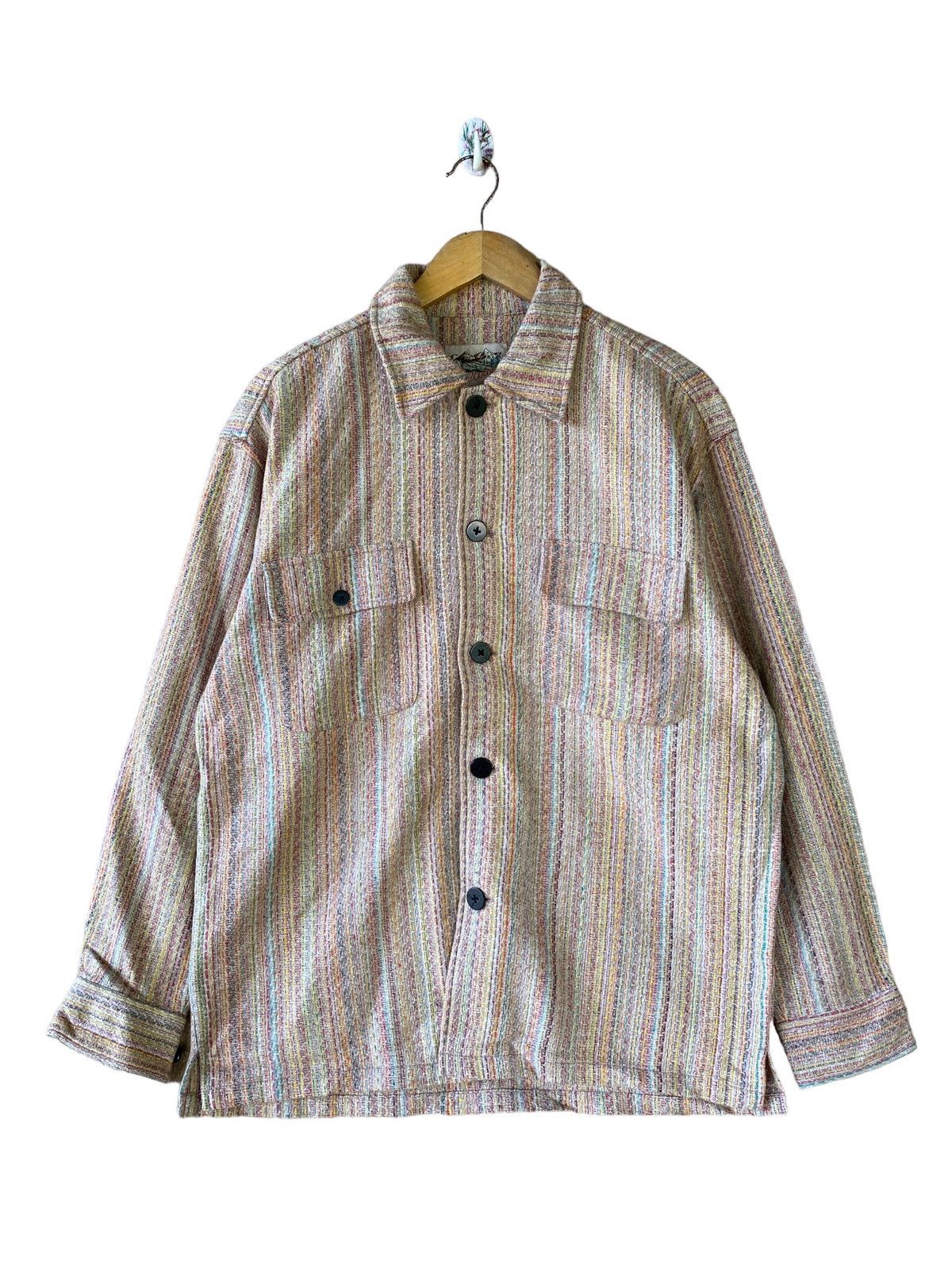 image of vintage Hunter Style Wool Jacket in Mix, Men's (Size Large)