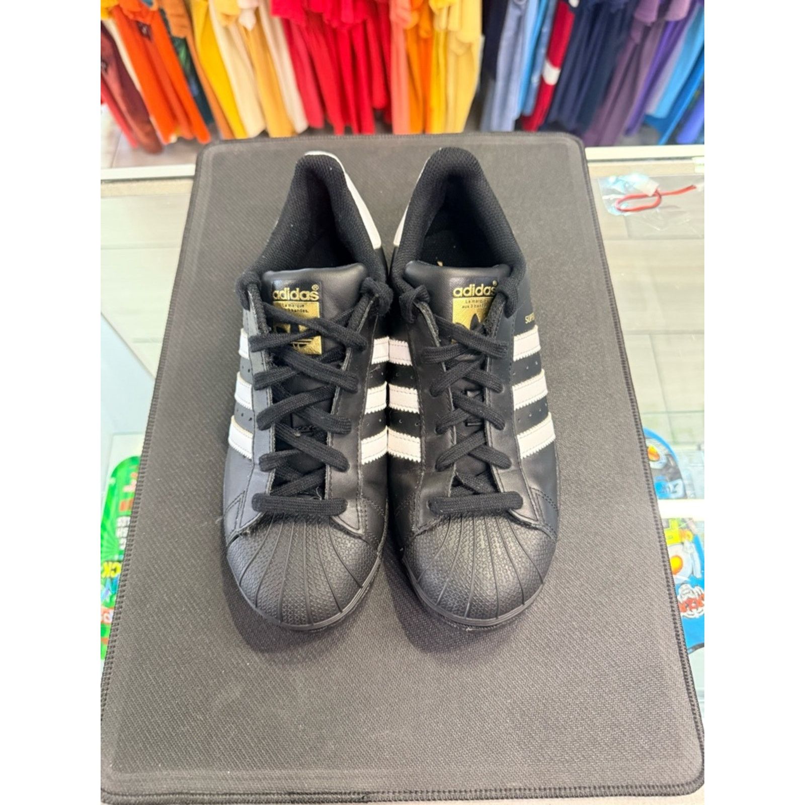 Adidas Adidas Superstar Foundation Core Black White shoes Size US 6 / IT 36 - 2 Thumbnail