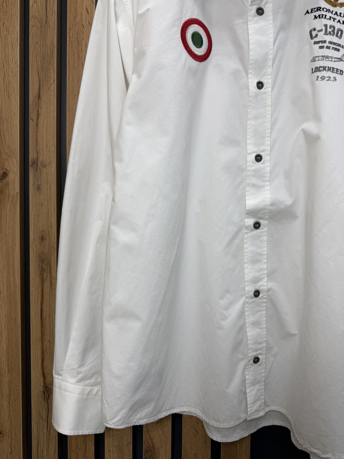 Aeronautica Militare Aeronautica Militare Long Sleeve Shirt White Size XXL Size US XXL / EU 58 / 5 - 6 Thumbnail