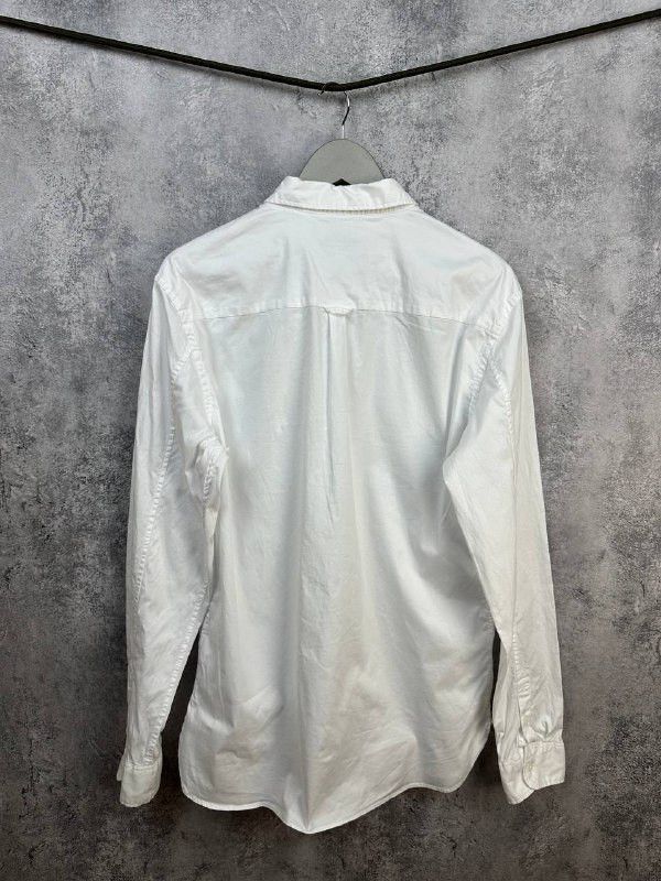 Allsaints ALLSAINTS Hawthorne LS Shirt Poplin Cotton White Button Up Size US L / EU 52-54 / 3 - 2 Thumbnail