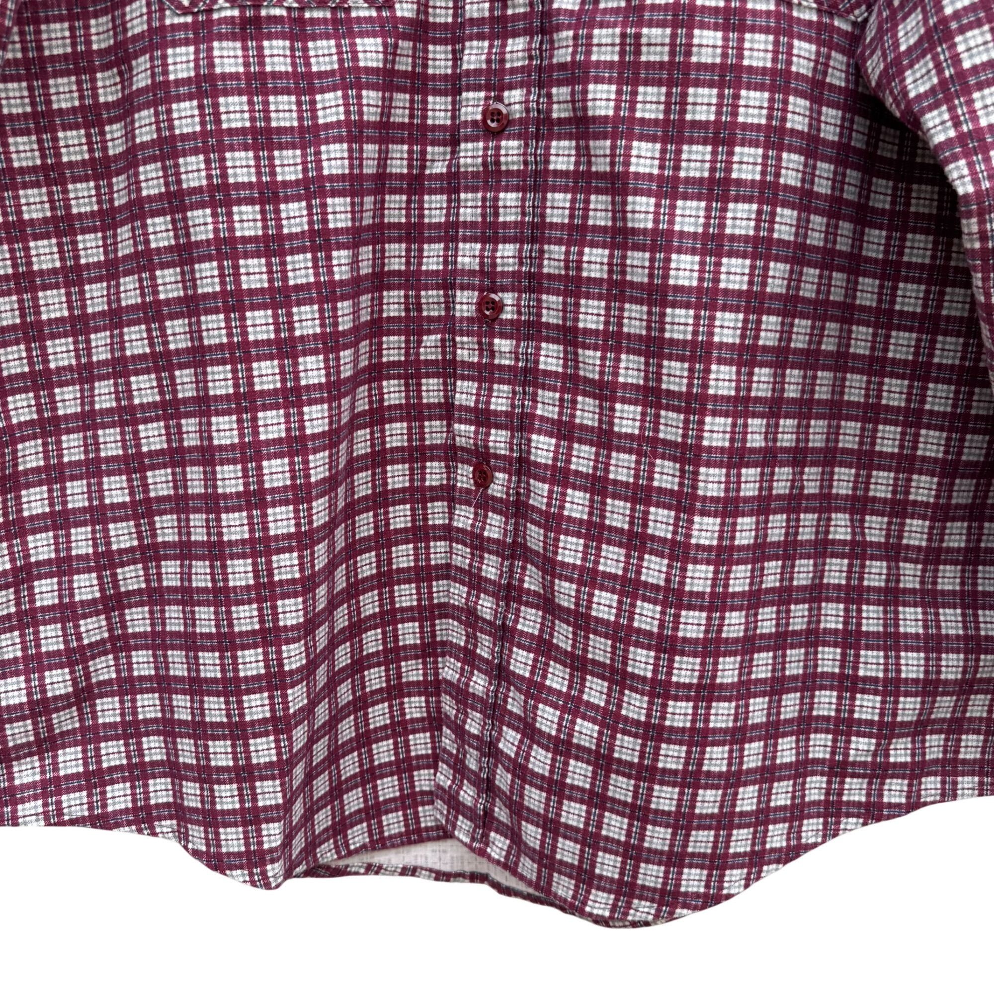 David Taylor David Taylor Vintage Mens Red Plaid Button-Up Flannel Shirt Size US L / EU 52-54 / 3 - 7 Thumbnail
