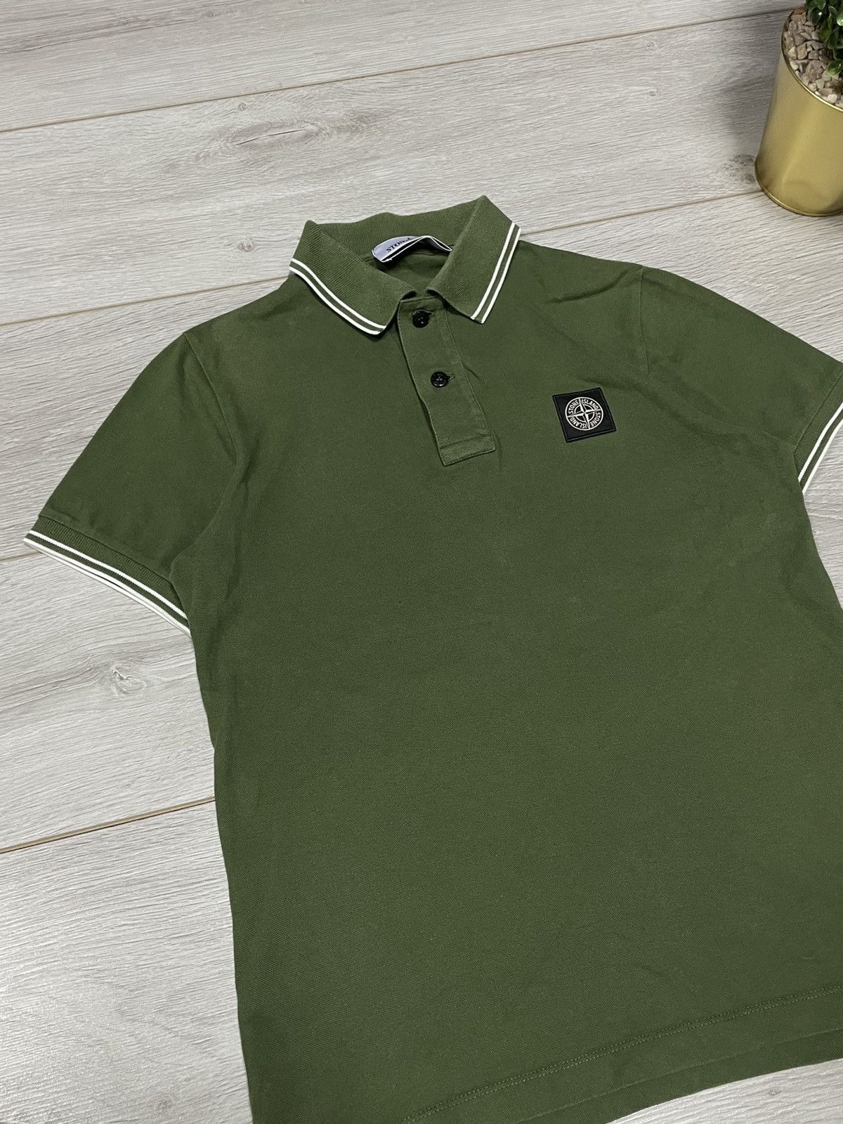 Vintage Stone Island vintage program patch compass polo Size US S / EU 44-46 / 1 - 3 Thumbnail
