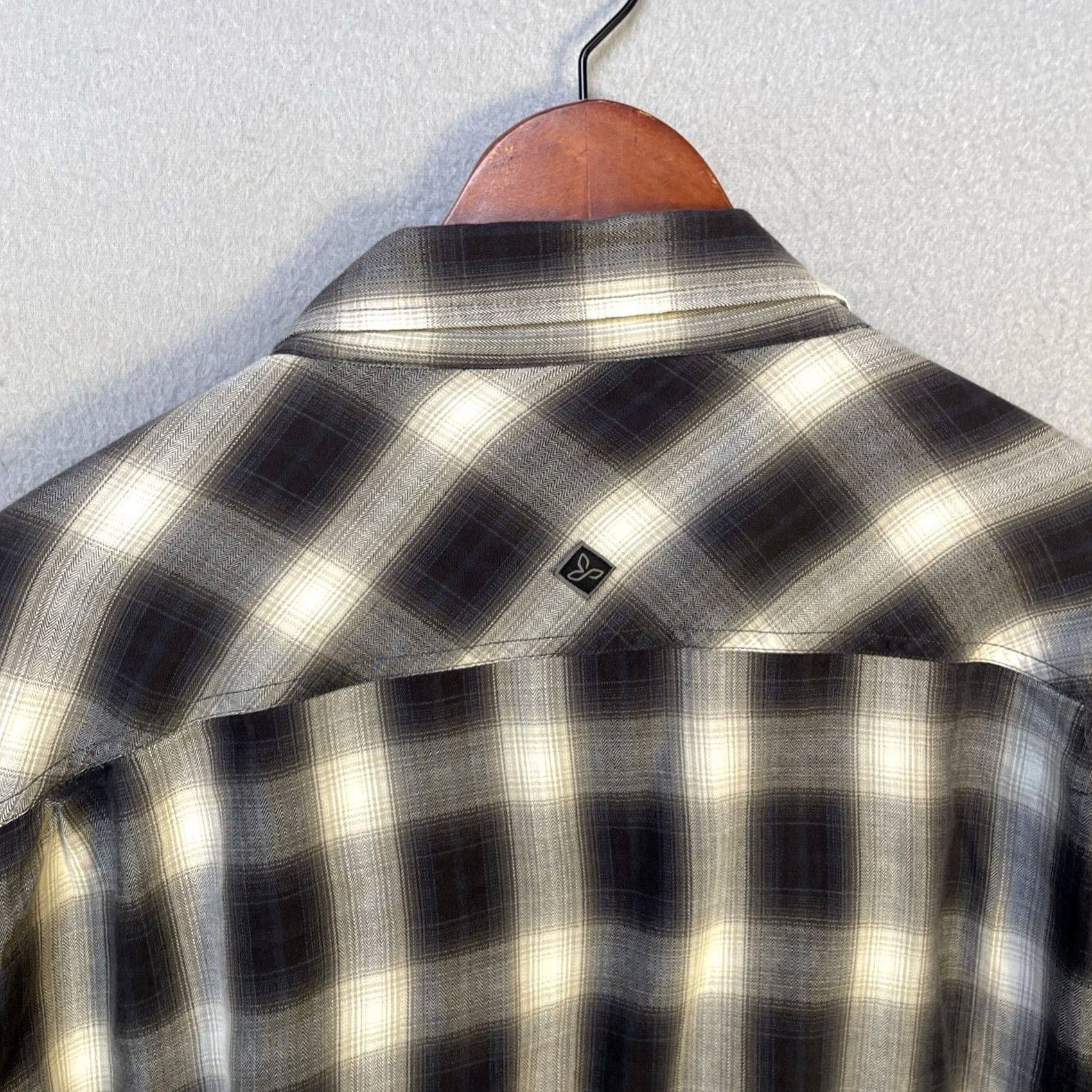 Prana Prana Asylum Flannel Shacket Mens XL Plaid Snap Pockets Thermal Lined Outdoor Shirt Size US XL / EU 56 / 4 - 5 Thumbnail