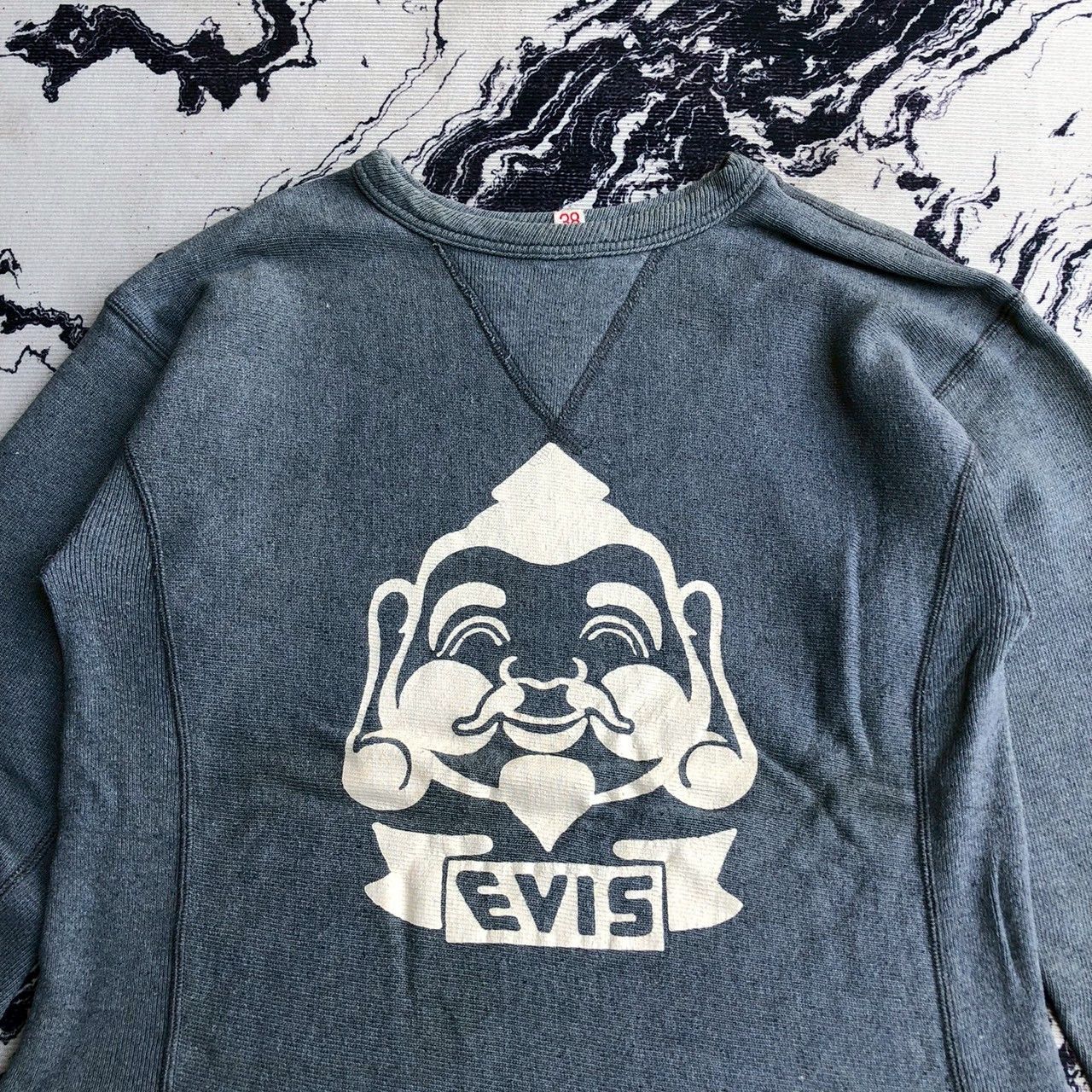 Evisu × Japanese Brand × Vintage Vintage Evis Sweatshirt Size XS / US 0-2 / IT 36-38 - 2 Thumbnail