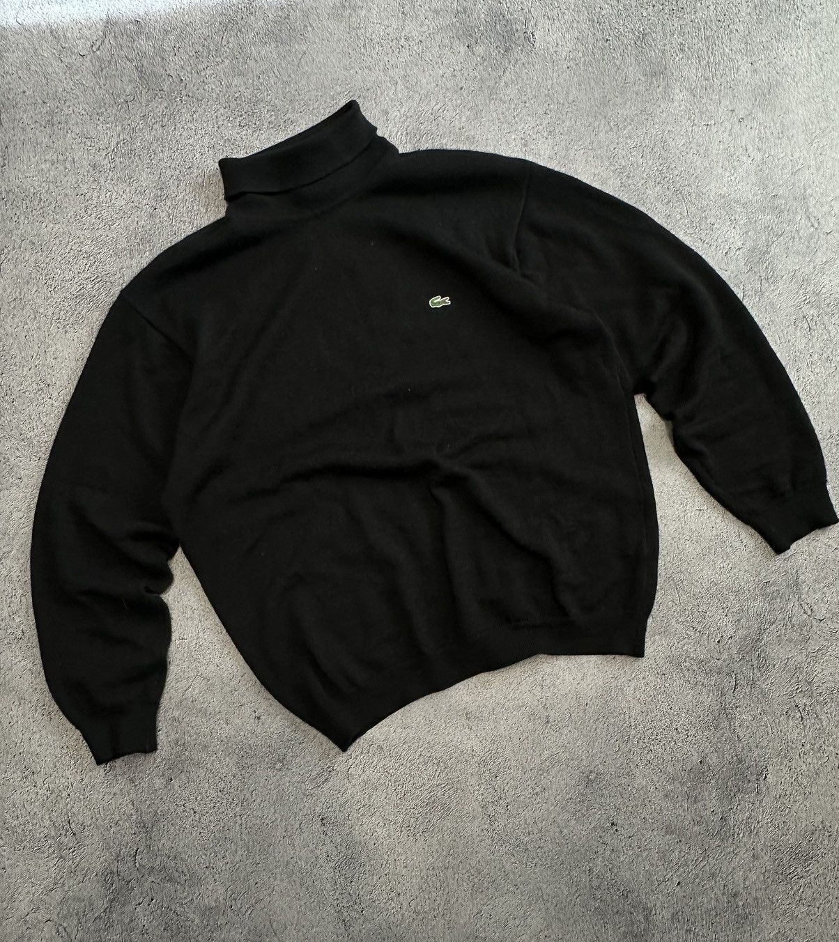 Lacoste × Vintage 🐊 Vintage 90s Lacoste Wool Sweater Size US L / EU 52-54 / 3 - 1 Thumbnail