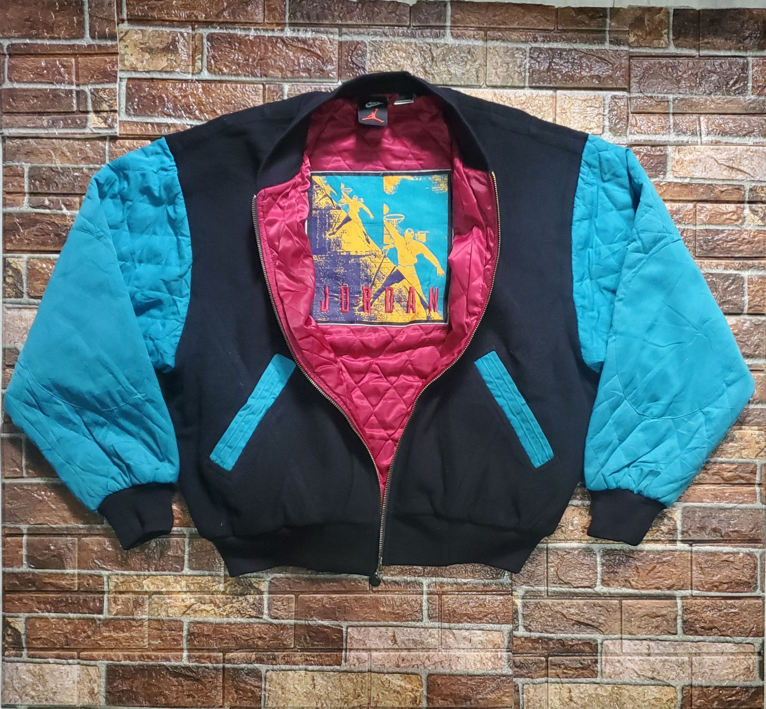 Jordan Brand × Nike vintage Nike Jordan bomber jacket Size US M / EU 48-50 / 2 - 5 Thumbnail