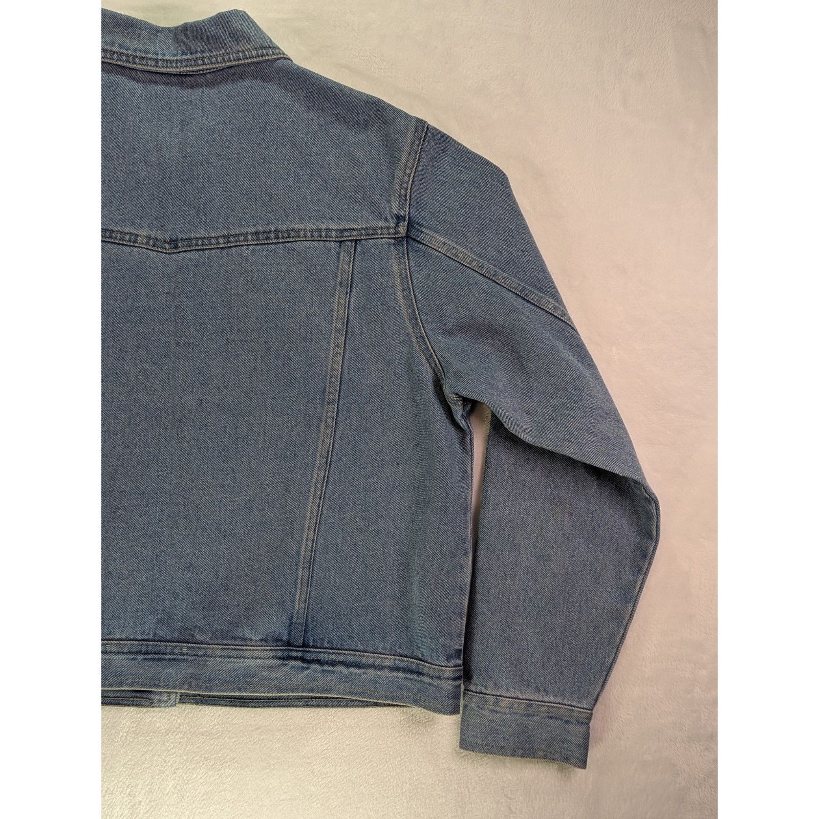 Bill Blass Vintage Bill Blass Denim Jacket L Blue 100% Cotton Jean Size L / US 10 / IT 46 - 11 Thumbnail