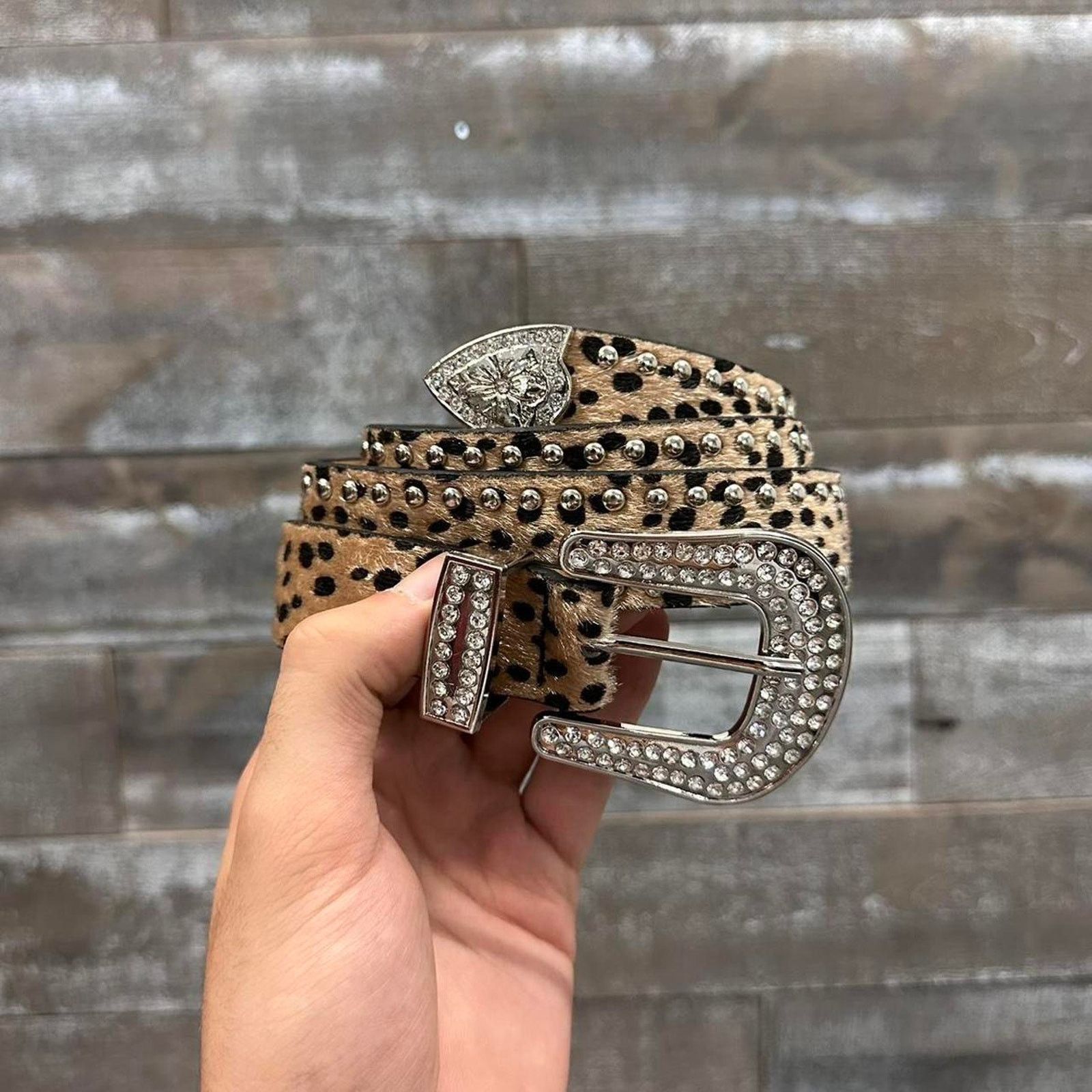 Other Vintage studded western cheetah print Size ONE SIZE - 1 Thumbnail