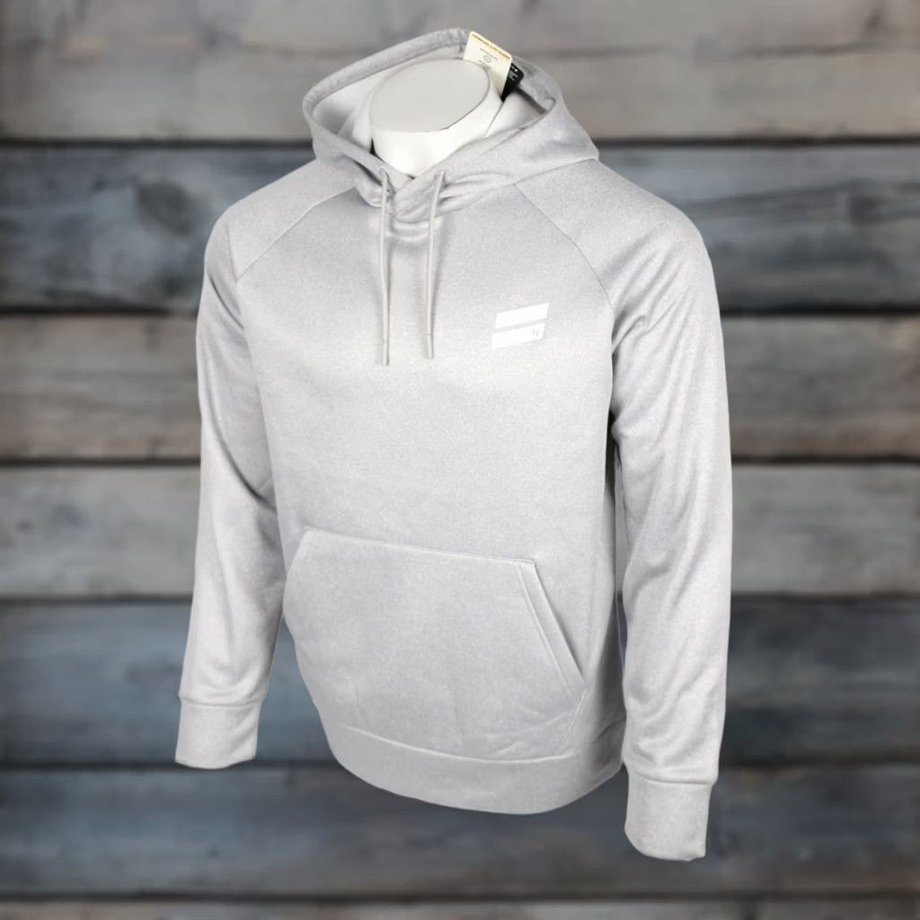 Hurley Hurley Men's Exist Icon Logo Pullover Hoodie Sweatshirt M Medium Light Grey Heather Size US M / EU 48-50 / 2 - 1 Thumbnail