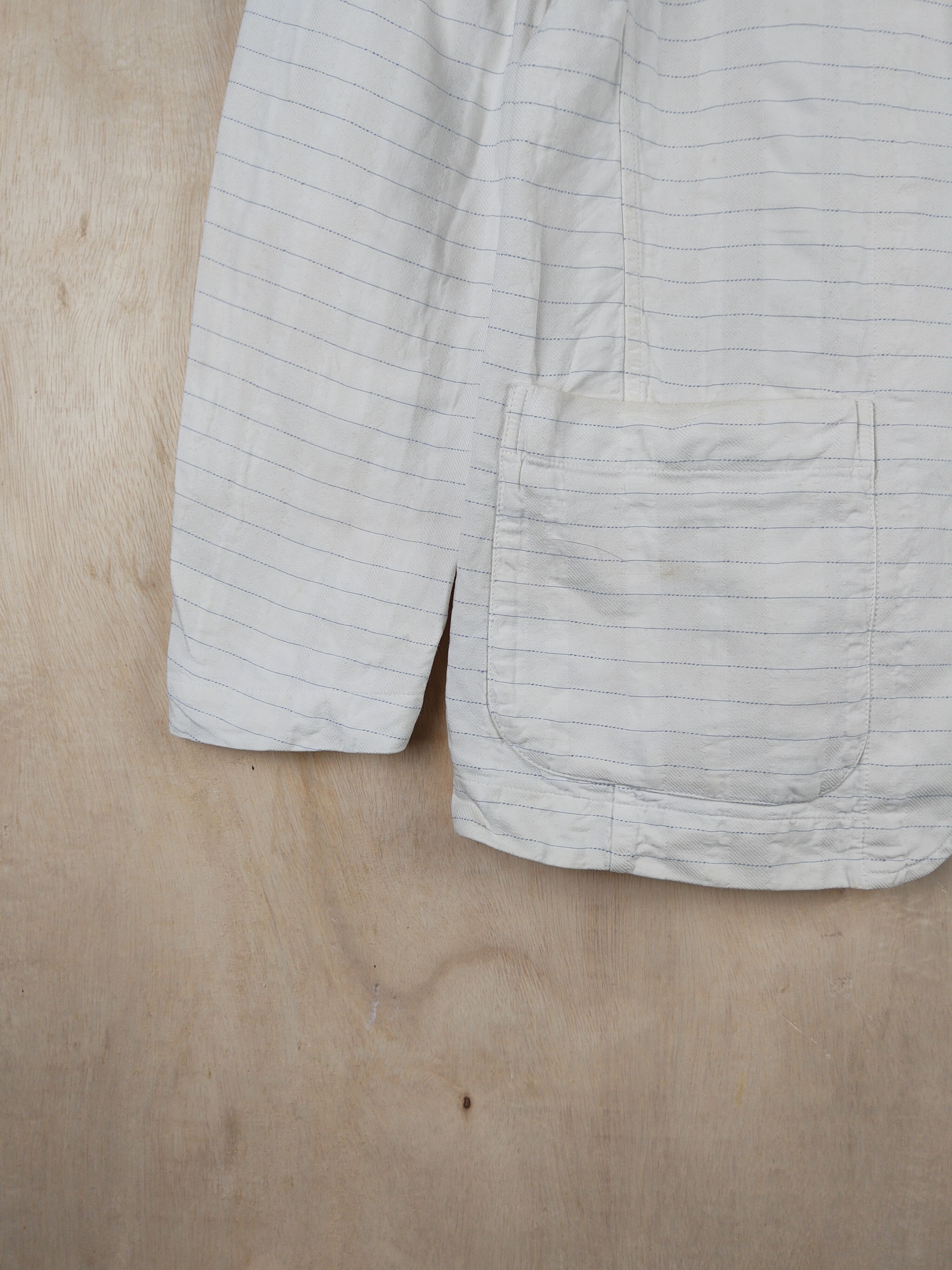 Issey Miyake DL Issey Miyake A-Poc stripe White jacket Blazers #S2492 Size US M / EU 48-50 / 2 - 6 Thumbnail