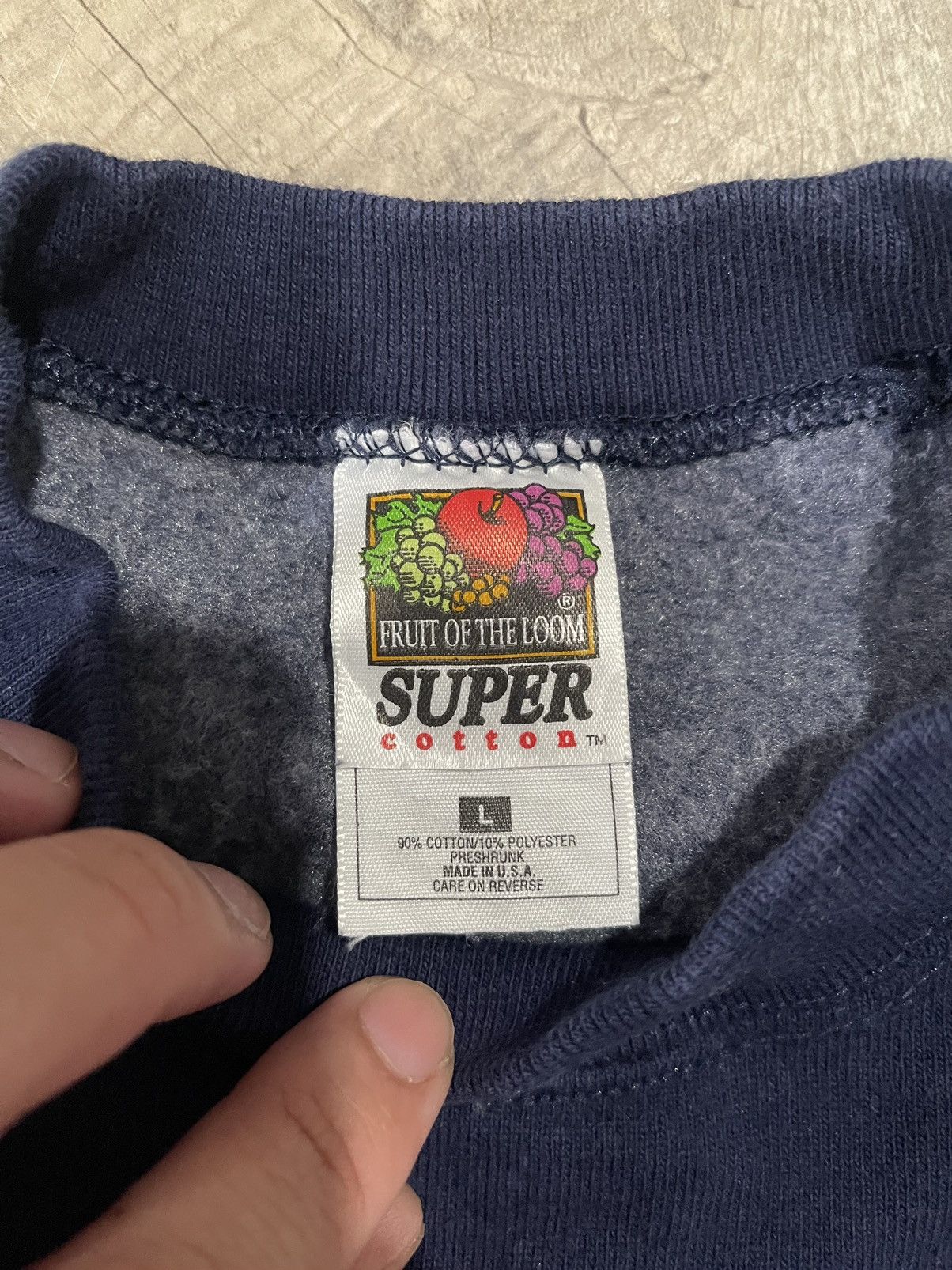 Fruit Of The Loom Vintage Illinois sweater Size US L / EU 52-54 / 3 - 2 Thumbnail