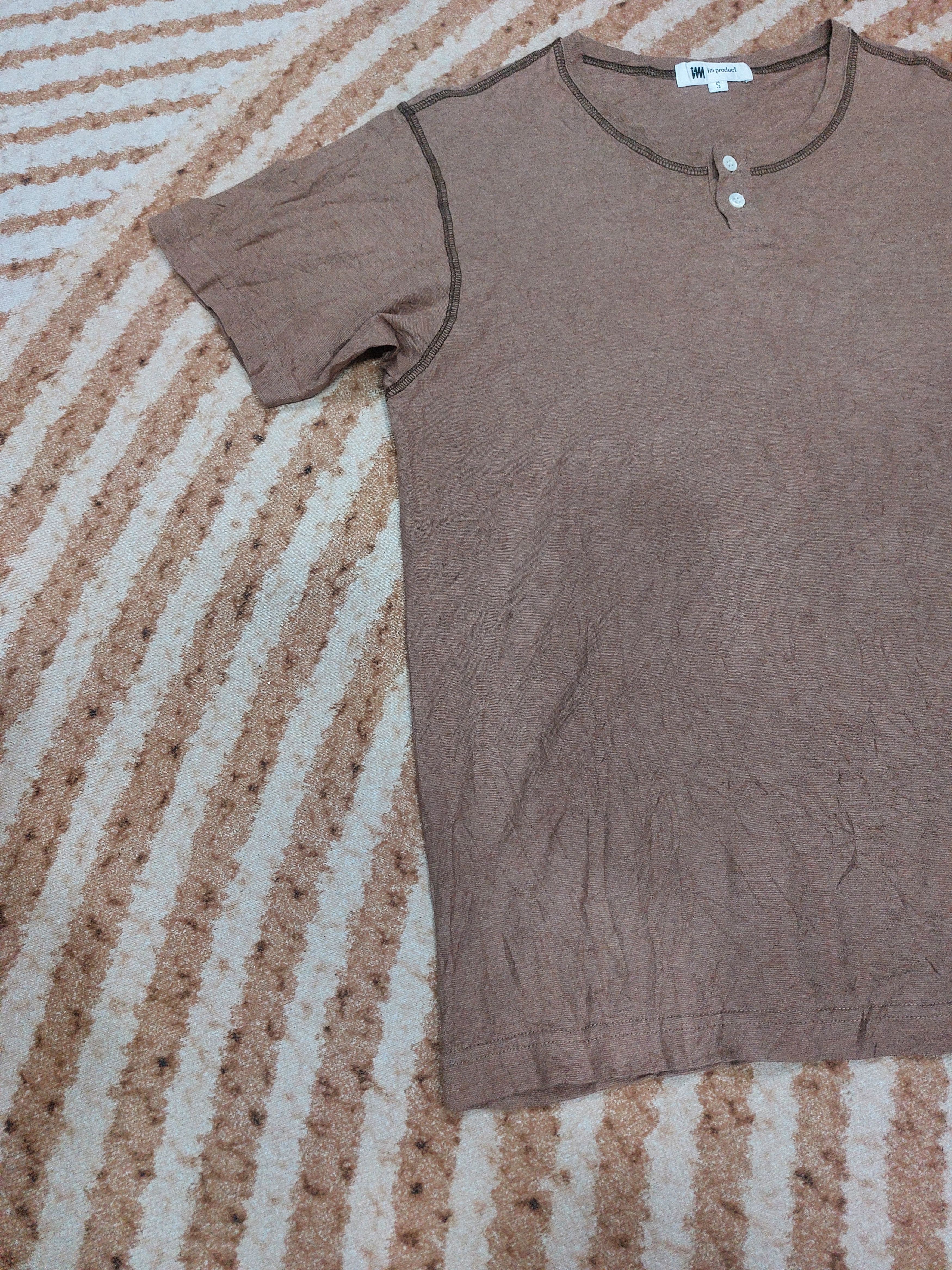 Issey Miyake ISSEY MIYAKE HENLEY NECK TEE Size US M / EU 48-50 / 2 - 4 Thumbnail