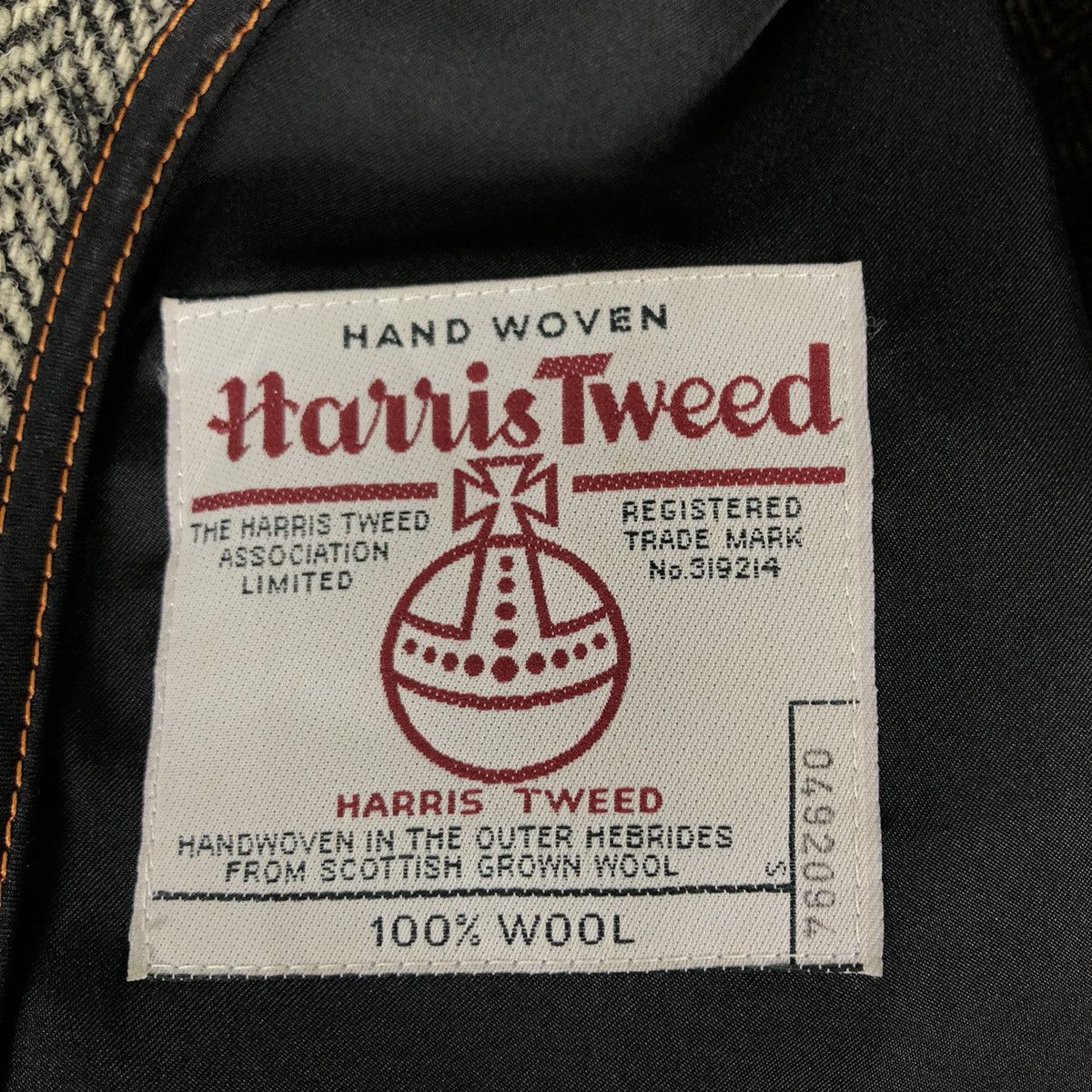 Harris Tweed 🔥Vintage Harris Tweed Wool Double Breast Jacket Herringbone Size US M / EU 48-50 / 2 - 14 Thumbnail