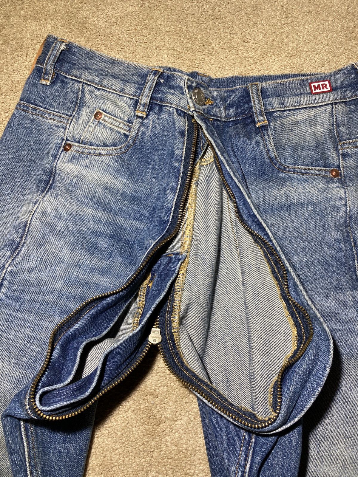 Martine Rose AW19 Martine Rose Crotch Zip Jeans Seditionaries 2019 Seam Size US 30 / EU 46 - 6 Thumbnail