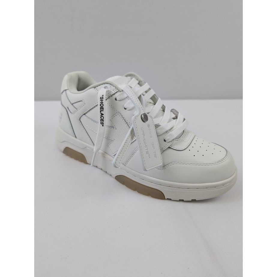Off-White o1rshd1 Low-Top Sneakers Out Of Office Leather in White Size US 7 / EU 40 - 2 Thumbnail