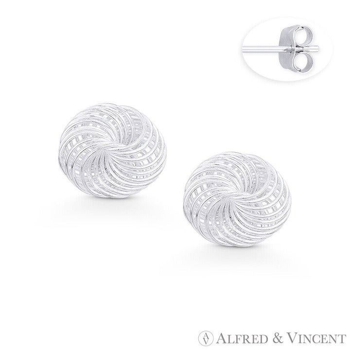Other Multi-Circle Spiral "Kissing Circles" Stud Earrings Size ONE SIZE - 1 Preview