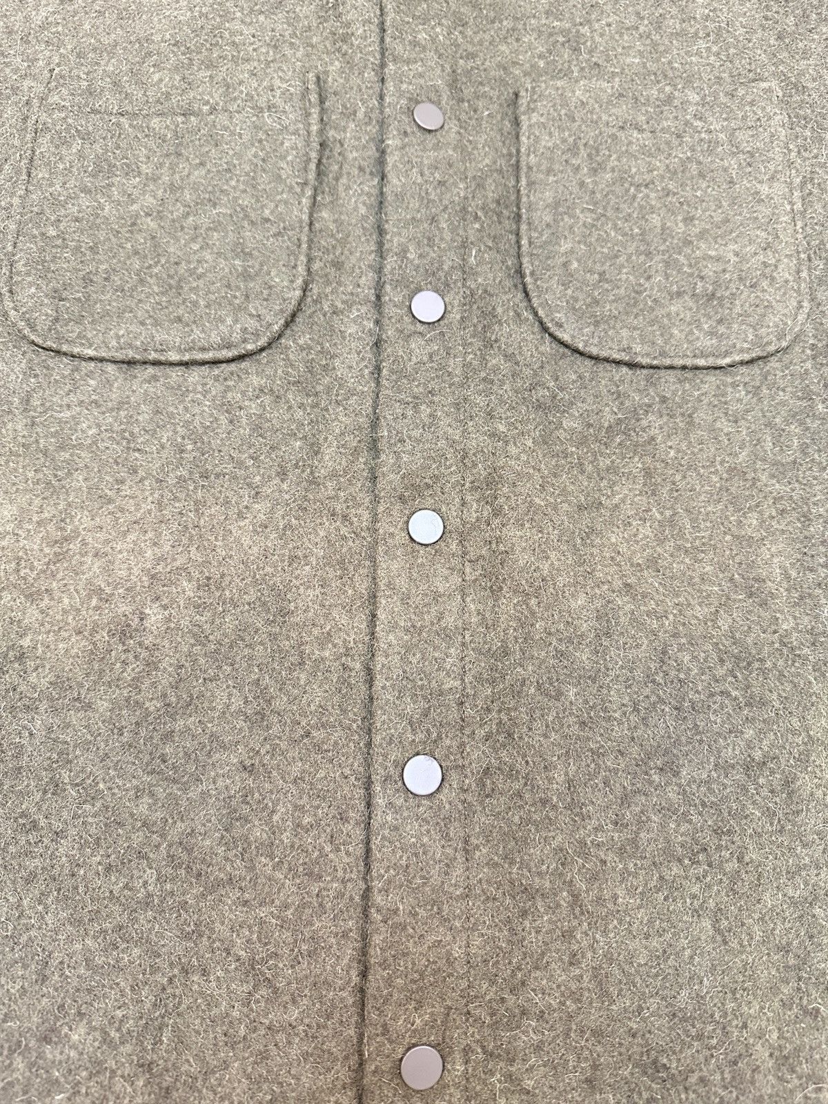 READYMADE × Saint Michael Readymade Wool Military Blanket Shirt Size US L / EU 52-54 / 3 - 10 Thumbnail