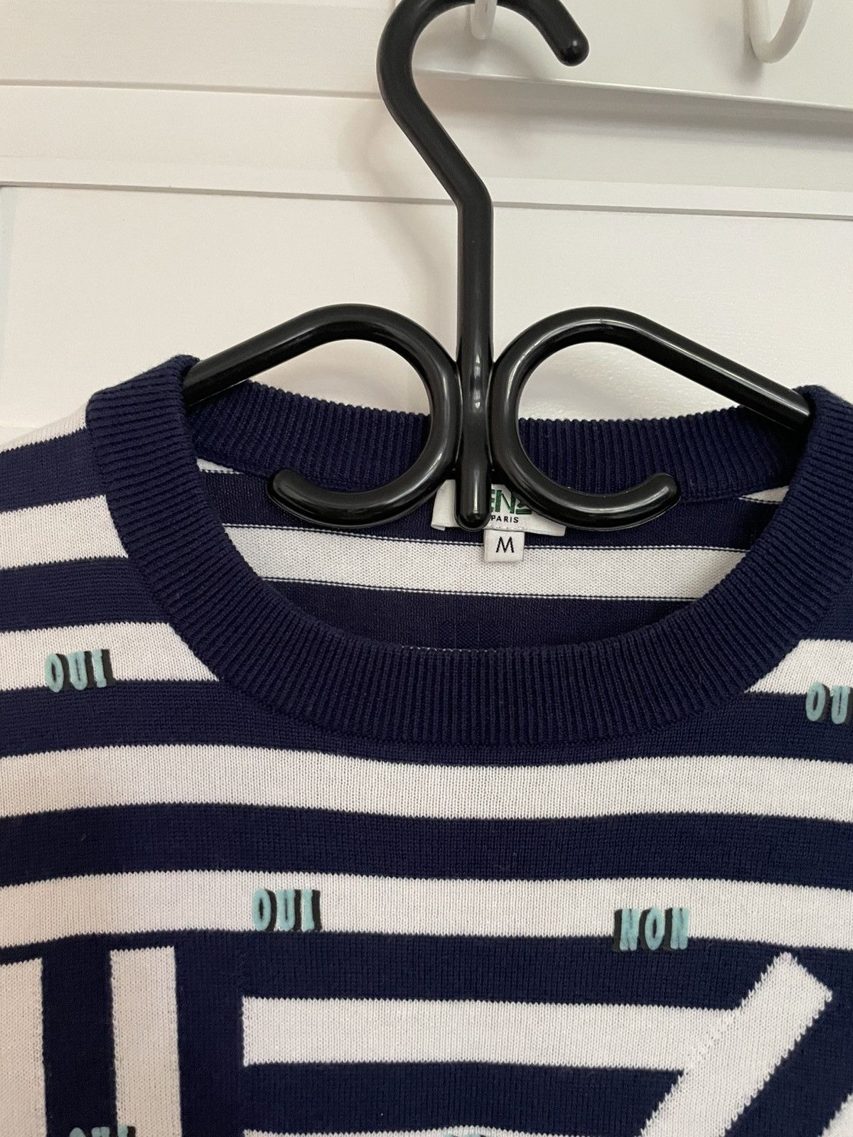 Kenzo Kenzo stripes long sleeves crew neck 100% cotton Size US M / EU 48-50 / 2 - 2 Thumbnail