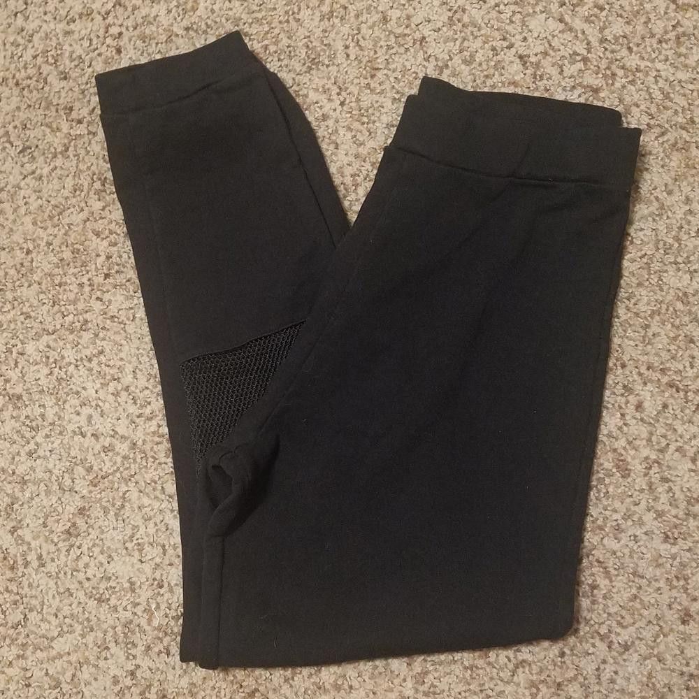 Asos Asos Black Joggers with Mesh Detail Size 2 Size 26" / US 2 / IT 38 - 1 Thumbnail