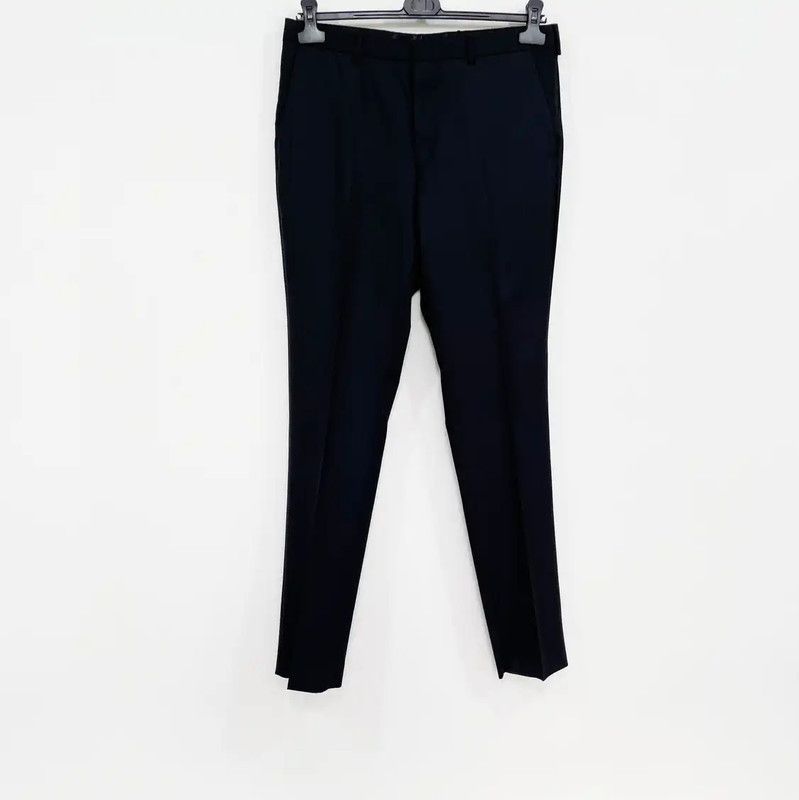 Givenchy Black Wool Casual Pants for Men 0089