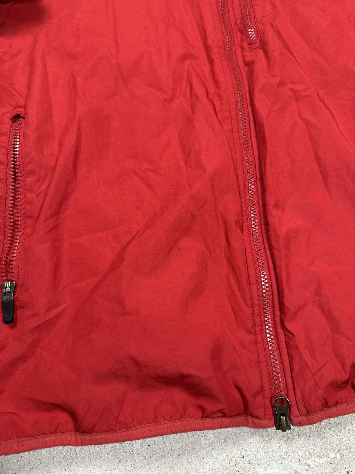 Nike × Vintage Vintage Y2K Nike Red Hooded Track Jacket Swoosh Size US L / EU 52-54 / 3 - 4 Thumbnail