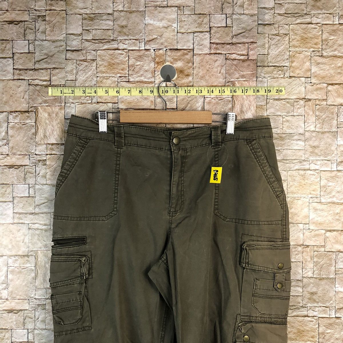 Other Courtenay Green Cargo Multipocket Pants #A965 Size 32" / US 10 / IT 46 - 4 Thumbnail