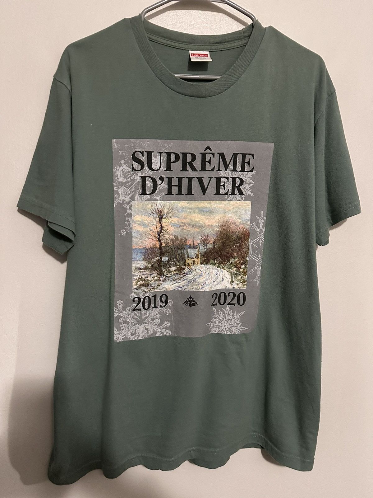 Supreme Supreme D’Hiver Tee Size US M / EU 48-50 / 2 - 1 Thumbnail