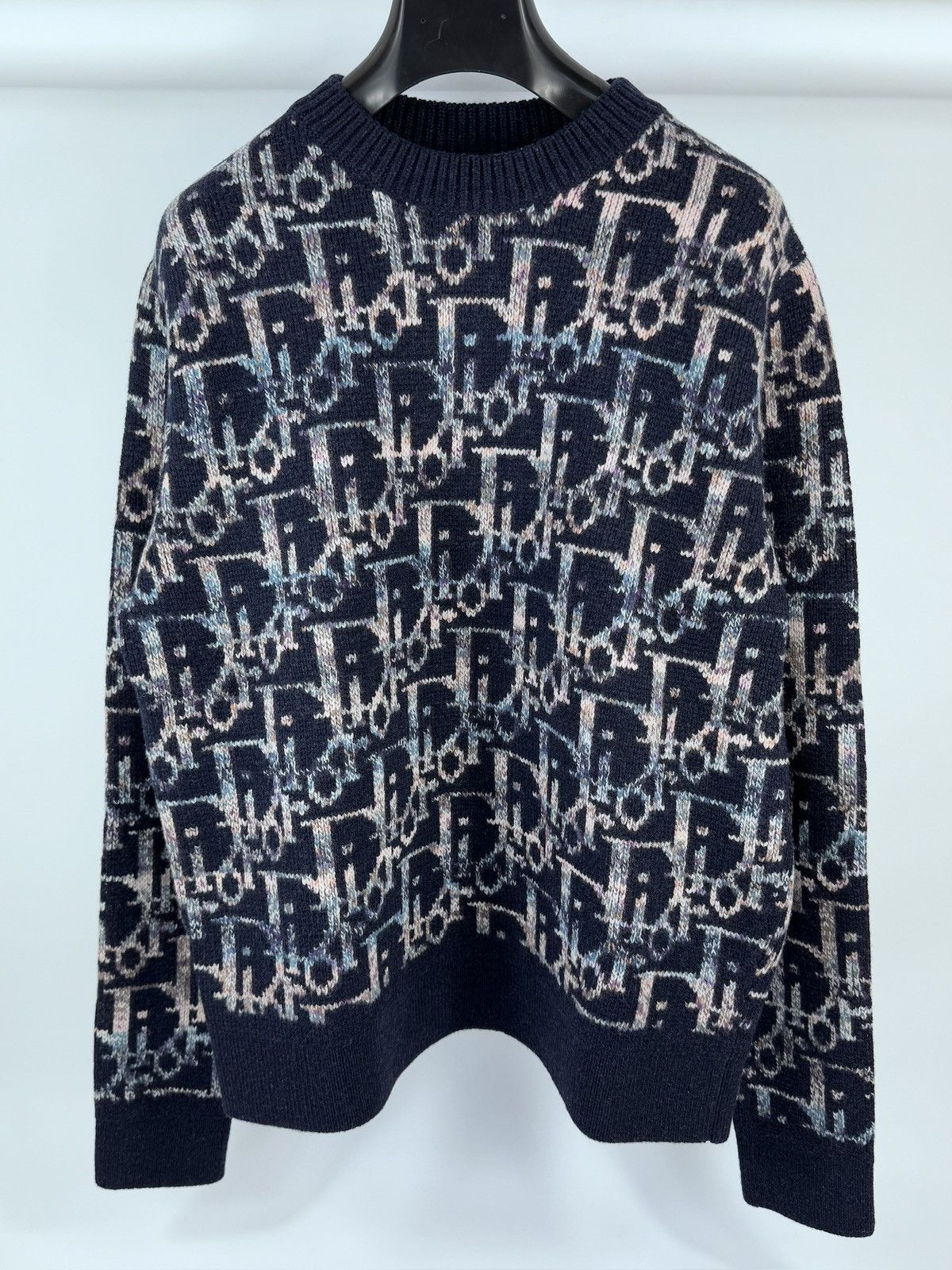 Dior DIOR PRINT KNIT SWEATER Size US L / EU 52-54 / 3 - 1 Thumbnail