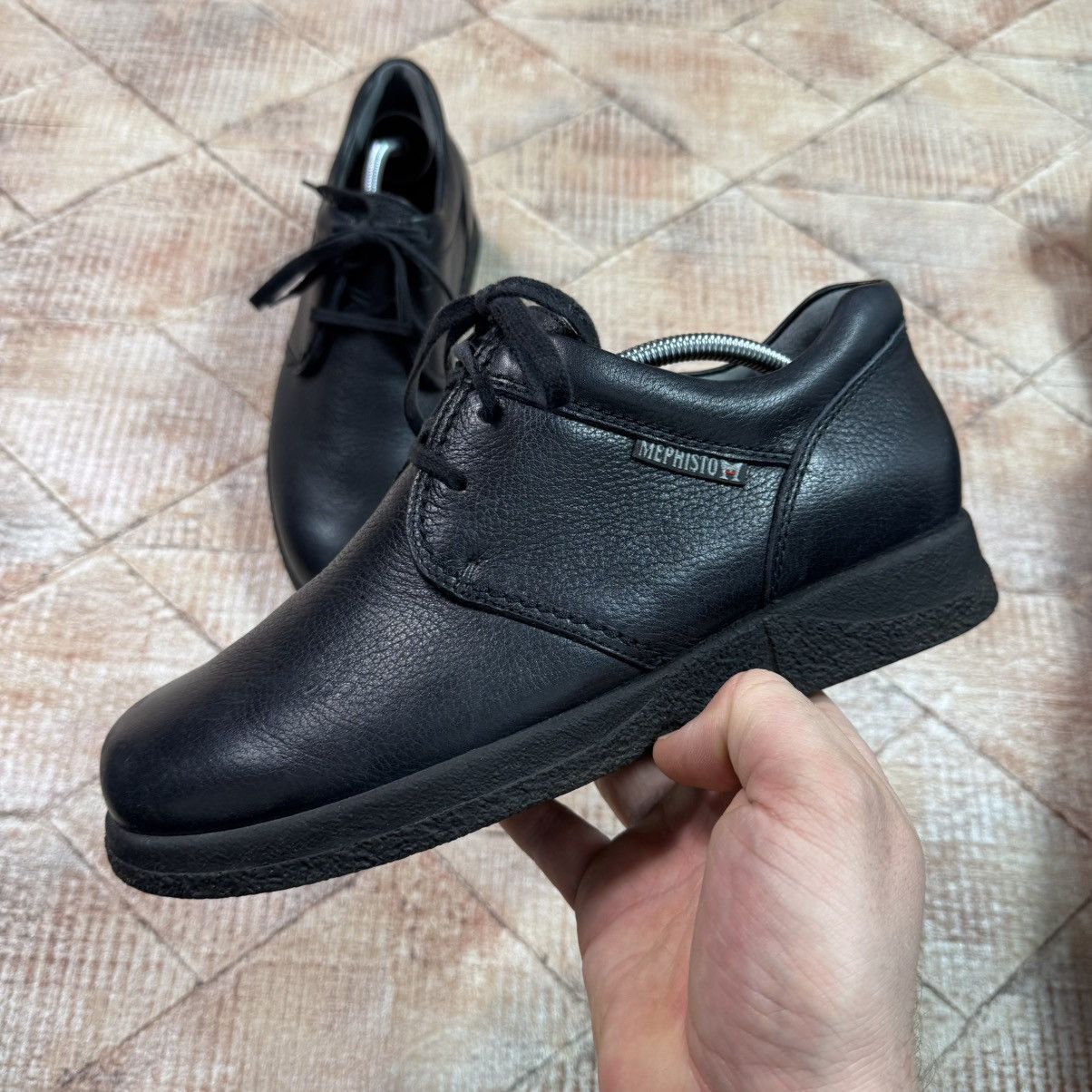 Genuine Leather × Mephisto Mephisto Leather Derby Black Shoes High Quality Casual Hype Size US 7 / EU 40 - 7 Thumbnail