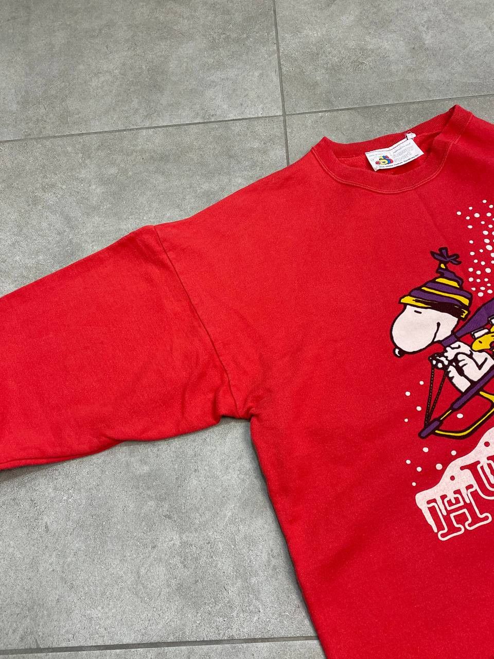 Peanuts Vintage Peanuts Snoopy Sport Christmas Snow Sweatshirt Size US XL / EU 56 / 4 - 8 Thumbnail