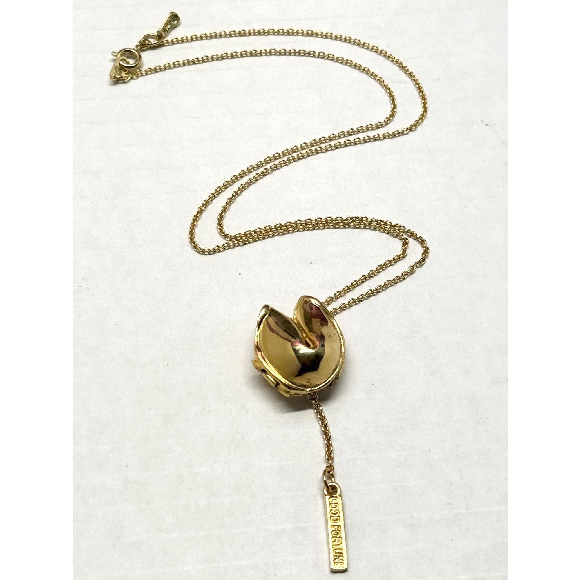 Other New Gold Fortune Cookie Necklace Size ONE SIZE - 2 Thumbnail