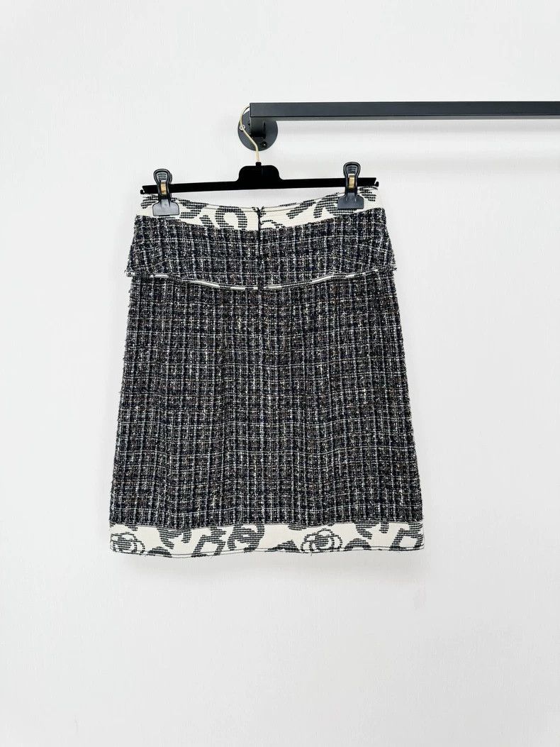 Chanel Chanel Tweed Skirt Size 38 With Logo Hem -2505 Size 37" - 7 Thumbnail