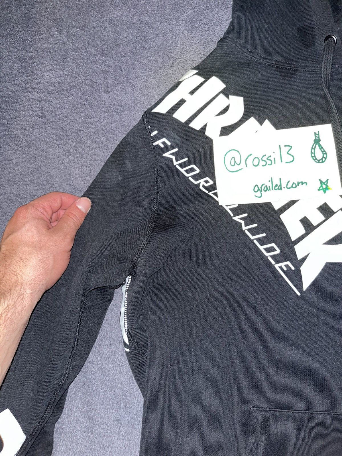 Huf × Thrasher Huf x Thrasher All Over Hoodie Size US L / EU 52-54 / 3 - 3 Thumbnail