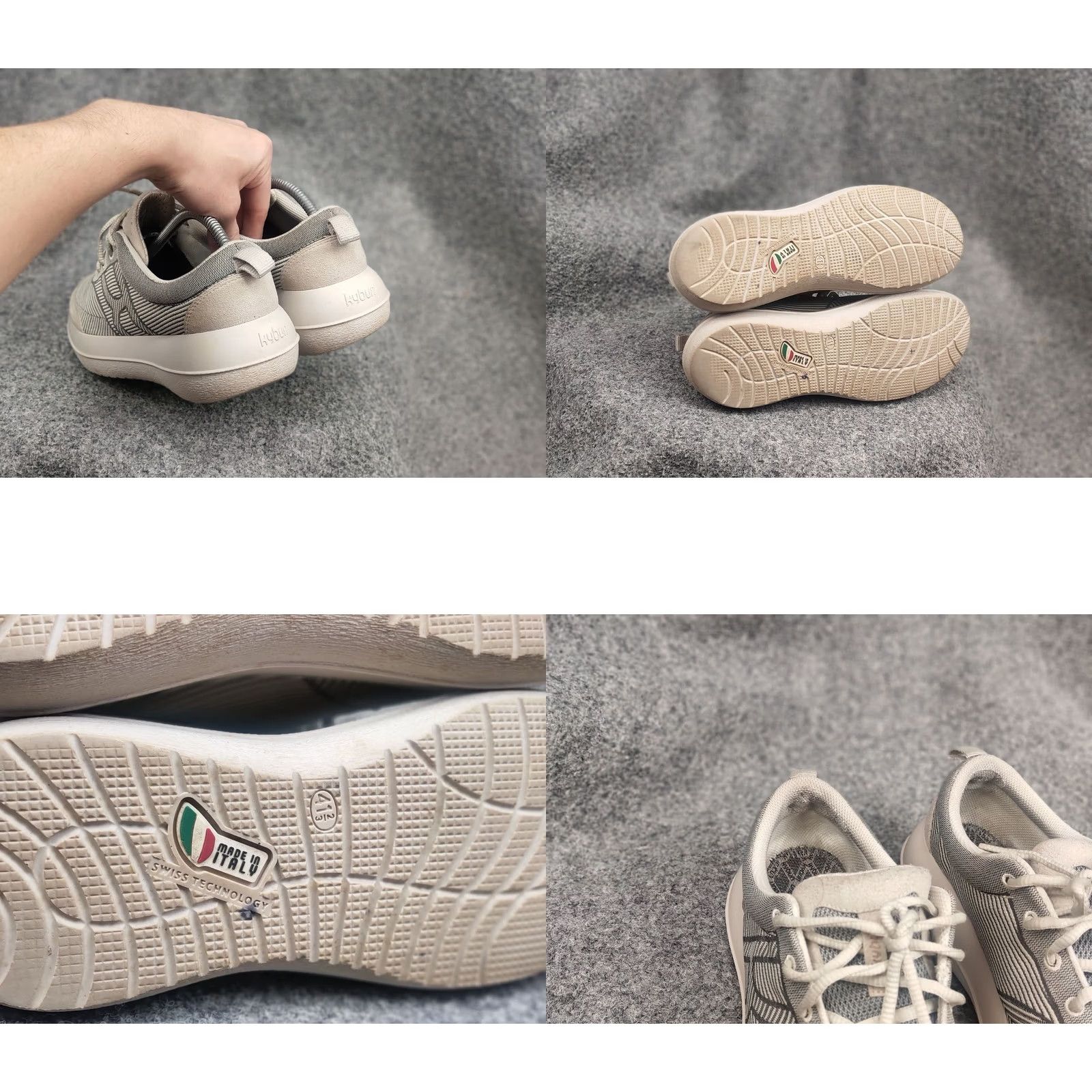Vintage Kybun Kyboot Swiss Design Bauma 20 walk on air Oversized Gray Sneakers Size US 8 / EU 41 - 10 Thumbnail