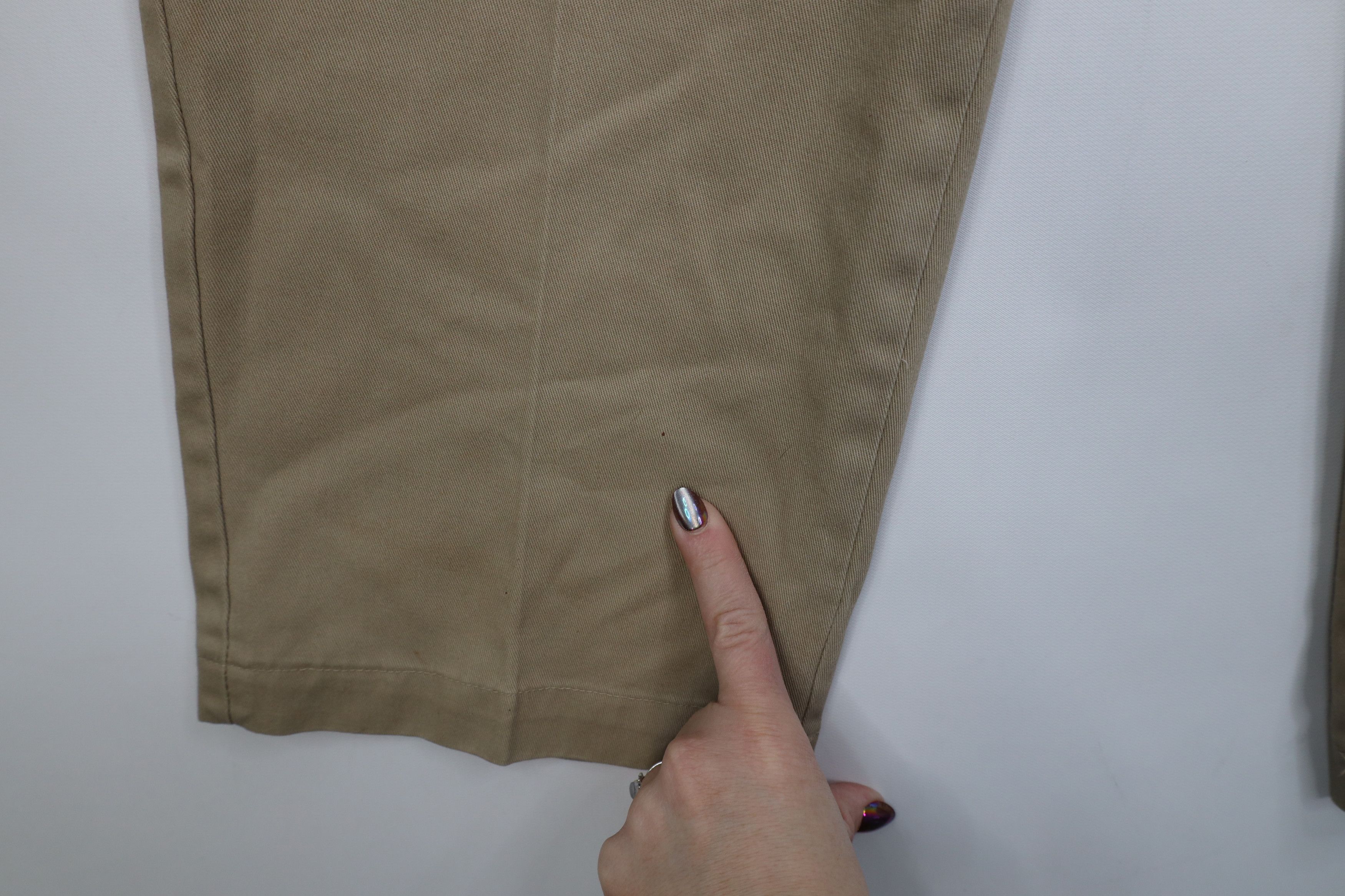 Dickies Vintage 70s Dickies Wide Leg Twill Pants Workwear Beige USA Size US 34 / EU 50 - 6 Thumbnail