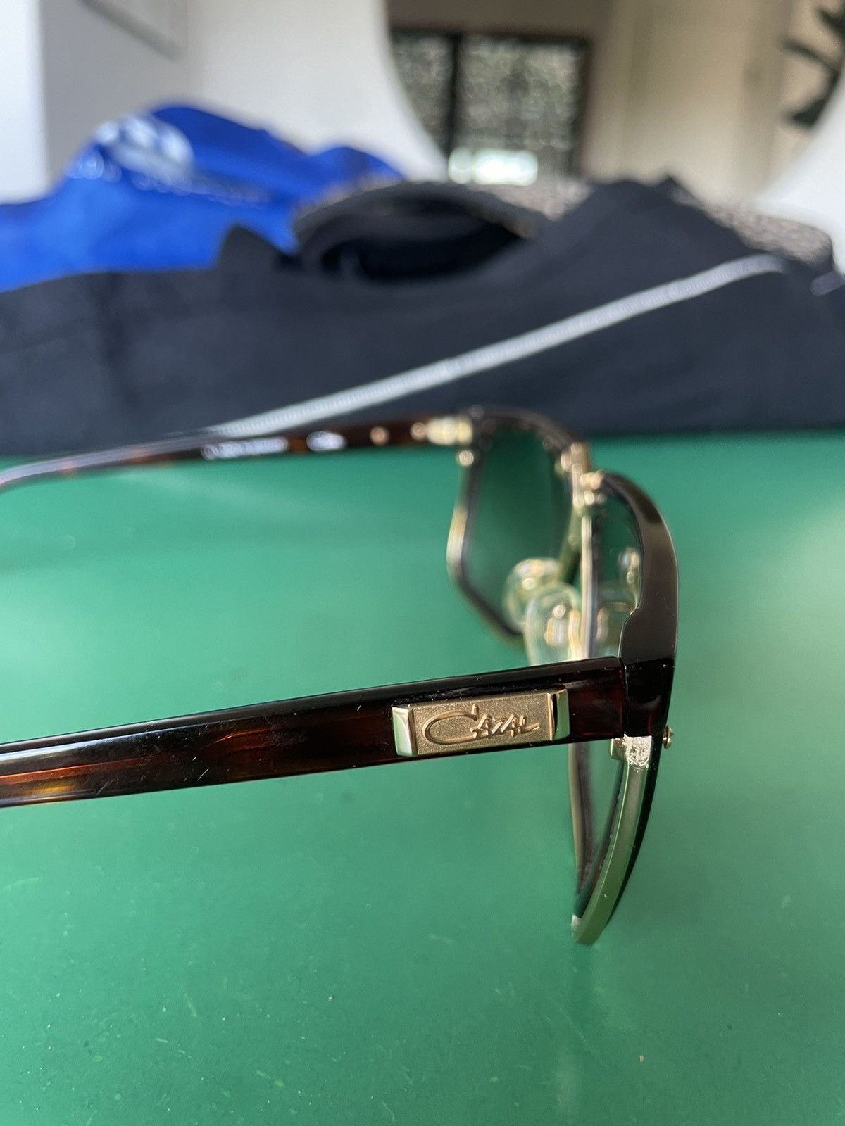Cazal CAZAL sunglasses 643 gold and havana brown Size ONE SIZE - 5 Thumbnail