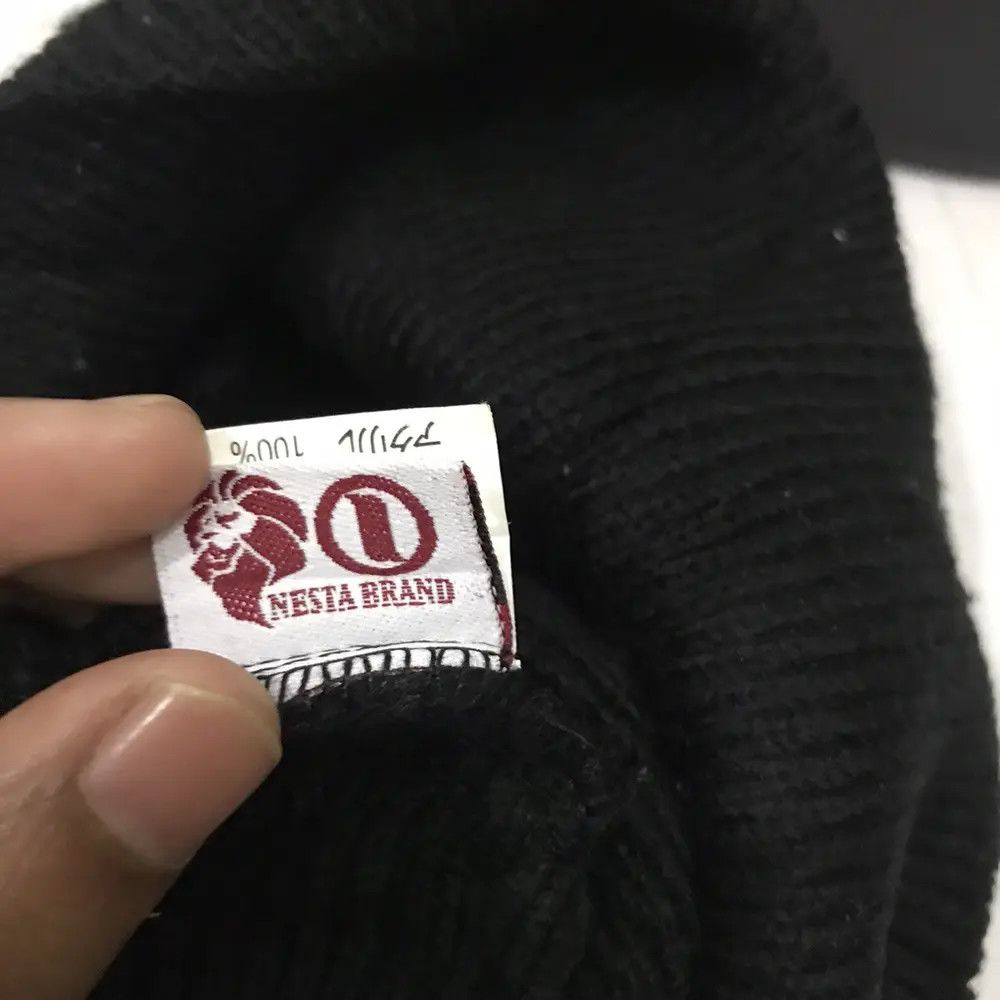 Vintage Nesta Brand Overprint Beanie Hat Size ONE SIZE - 9 Thumbnail