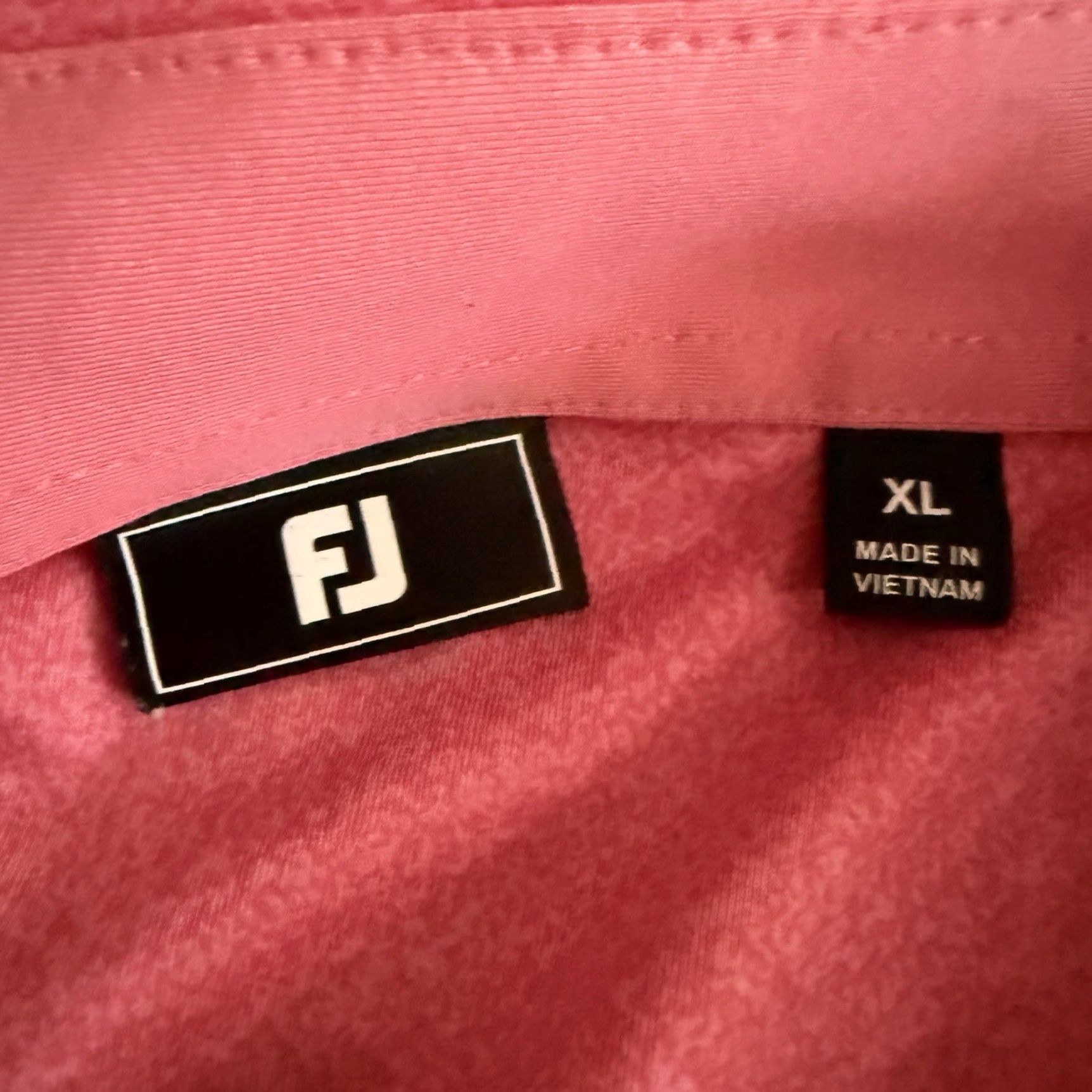 Footjoy VINTAGE FootJoy Polo Shirt Men XL Pink Athletic Golf Fashion Size US XL / EU 56 / 4 - 4 Thumbnail