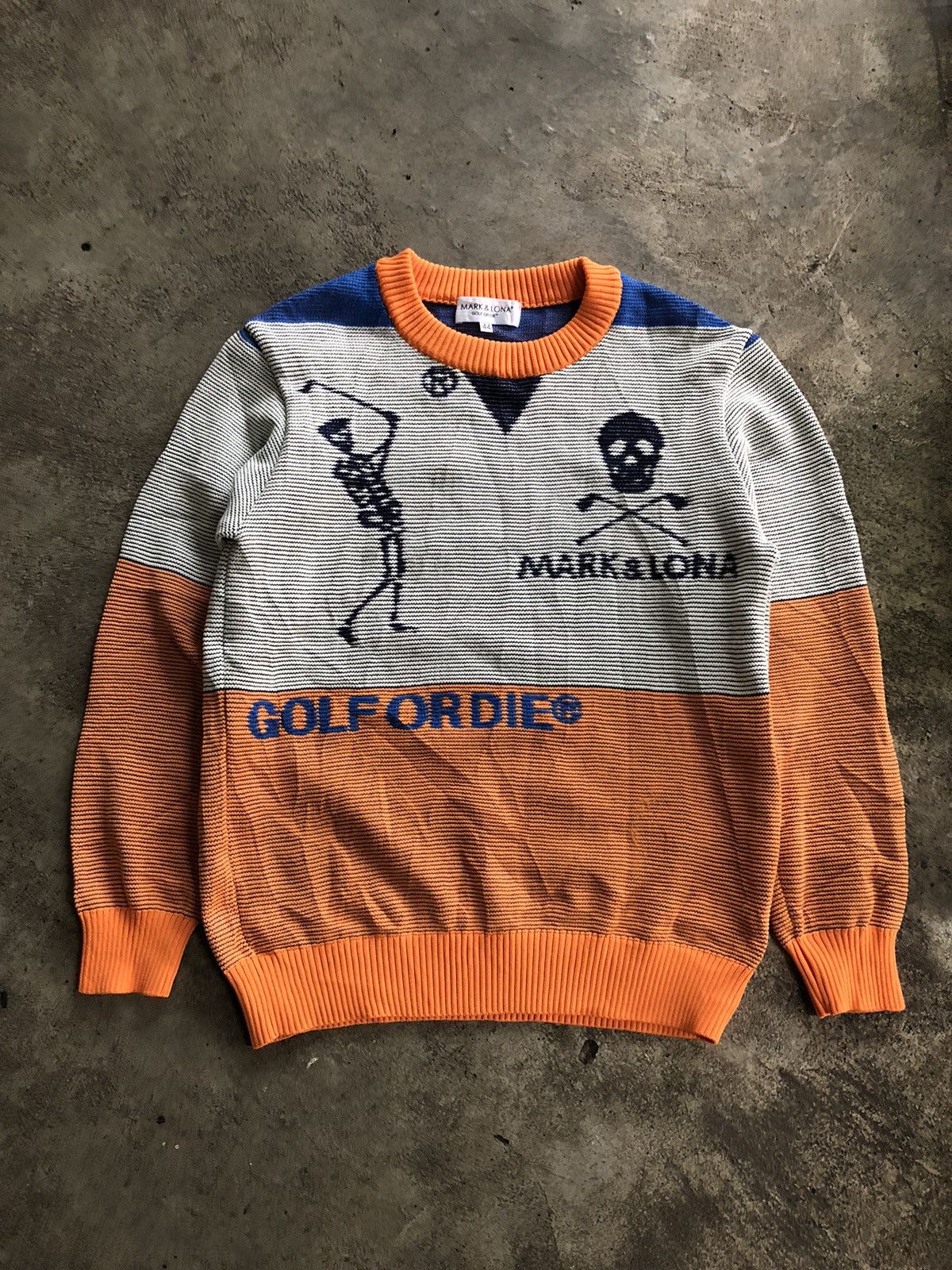 image of Beauty Beast Mark & Lona Golf Or Die Knitwear, Men's (Size Small)