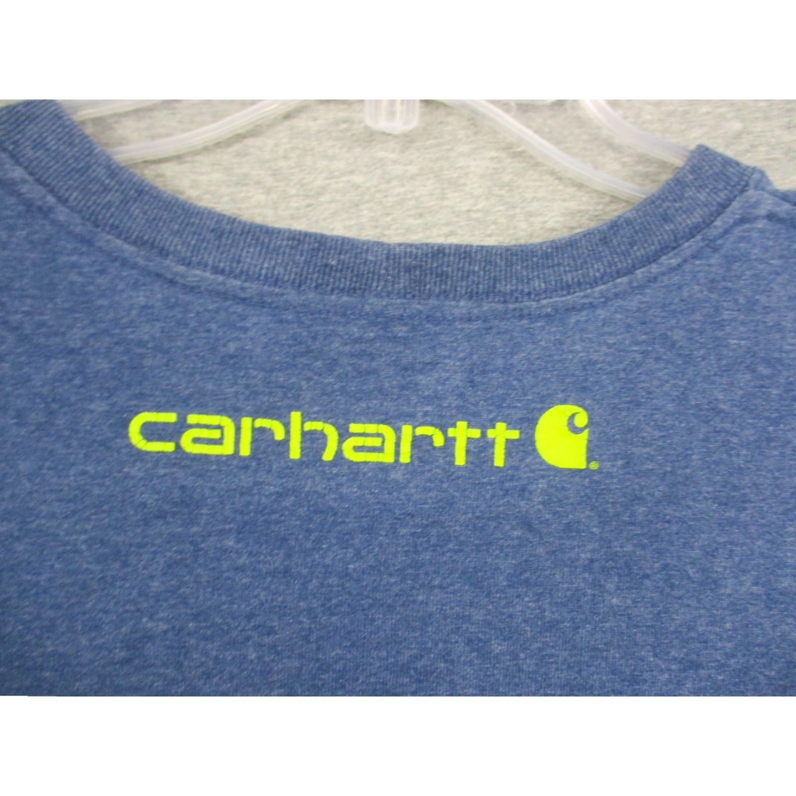 Carhartt Carhartt Shirt XL Mens Blue Spell Out Crew Neck T-Shirt Size US XL / EU 56 / 4 - 7 Thumbnail
