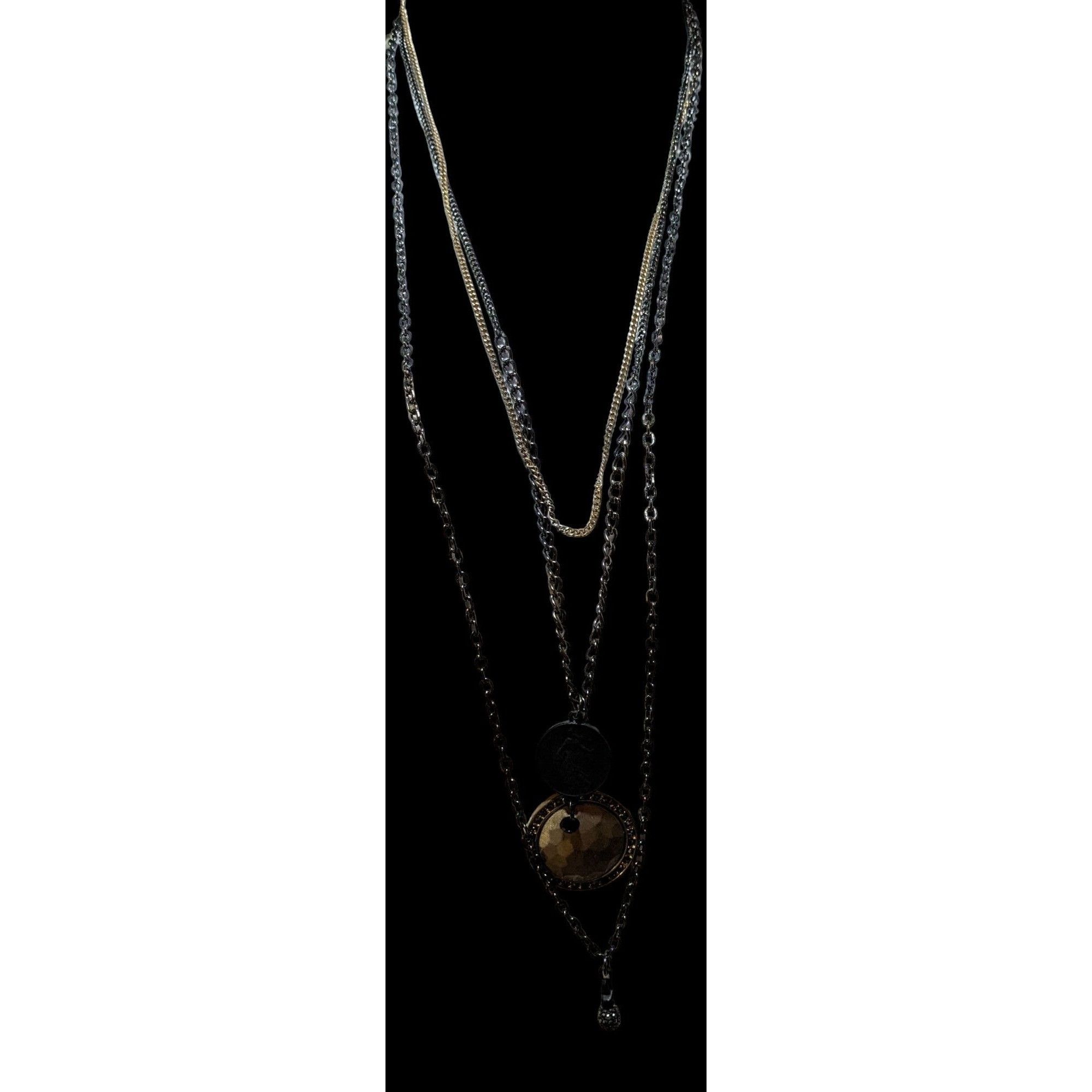 Other Multilayer Medallion Necklace Size ONE SIZE - 7 Thumbnail