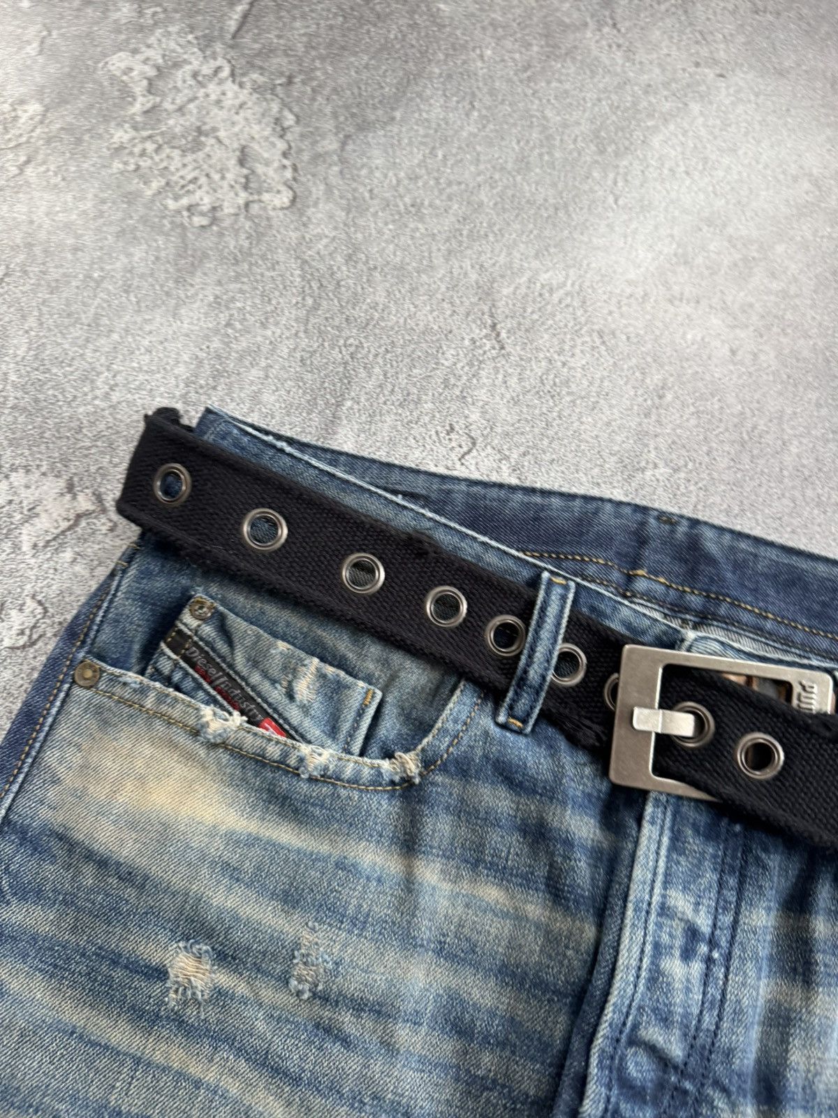 Puma Puma Retro Distressed style Y2K Avantgarde belt L.G.B. Size ONE SIZE - 2 Thumbnail