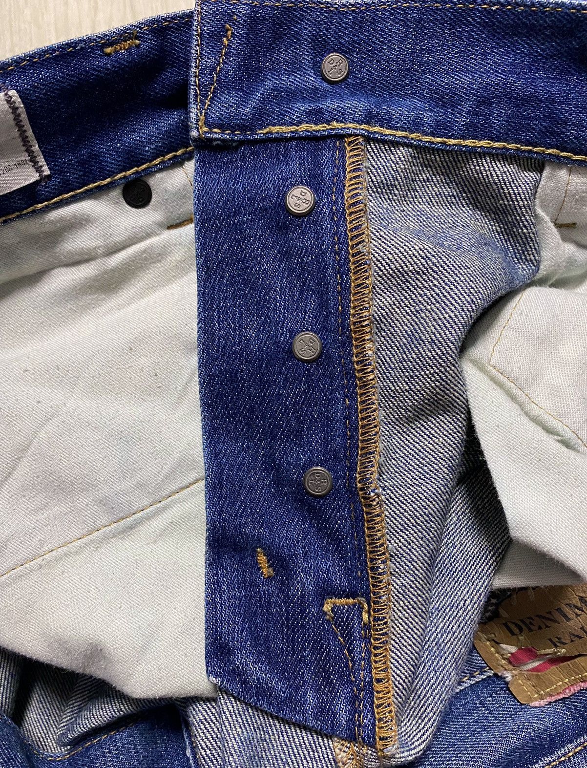 Denim & Supply Ralph Lauren DSRL Ralph Lauren Washed Blue Distressed Denim Jeans Size US 34 / EU 50 - 12 Thumbnail