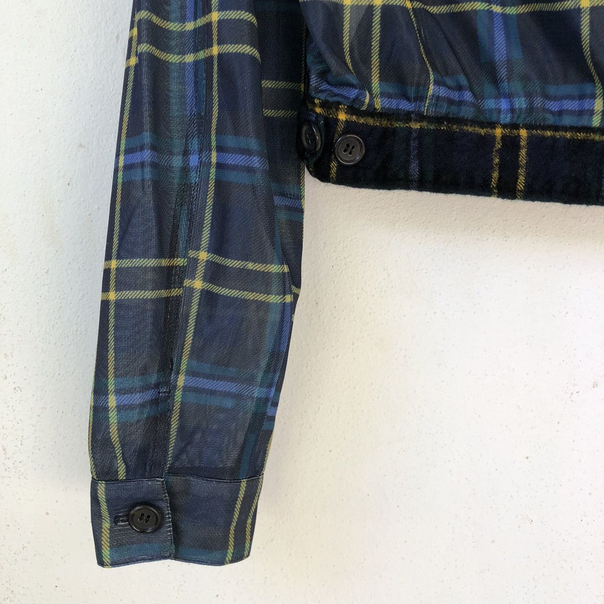 Comme des Garcons vintage Comme des Garcons Archive Hybrid Tartan Jacket Size M / US 6-8 / IT 42-44 - 5 Thumbnail