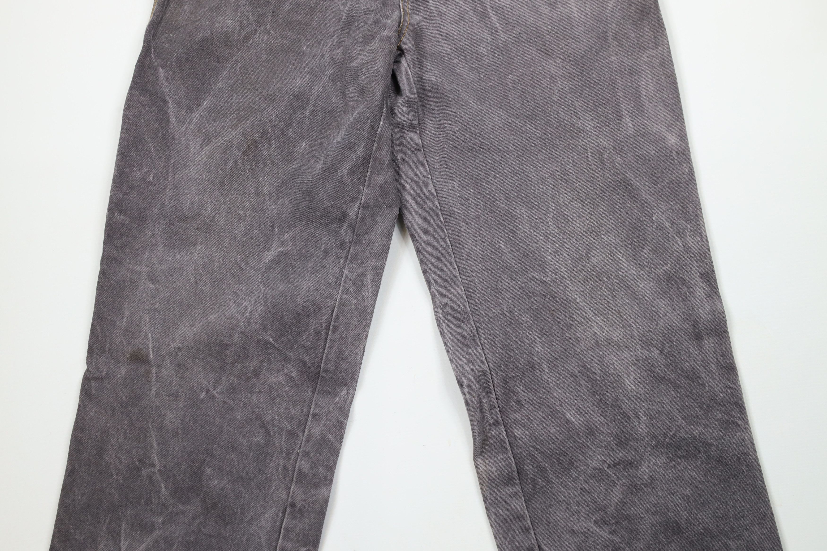 Vintage Vintage 90s Y2K Streetwear Fit Wide Leg Denim Jeans Gray Size US 32 / EU 48 - 3 Thumbnail