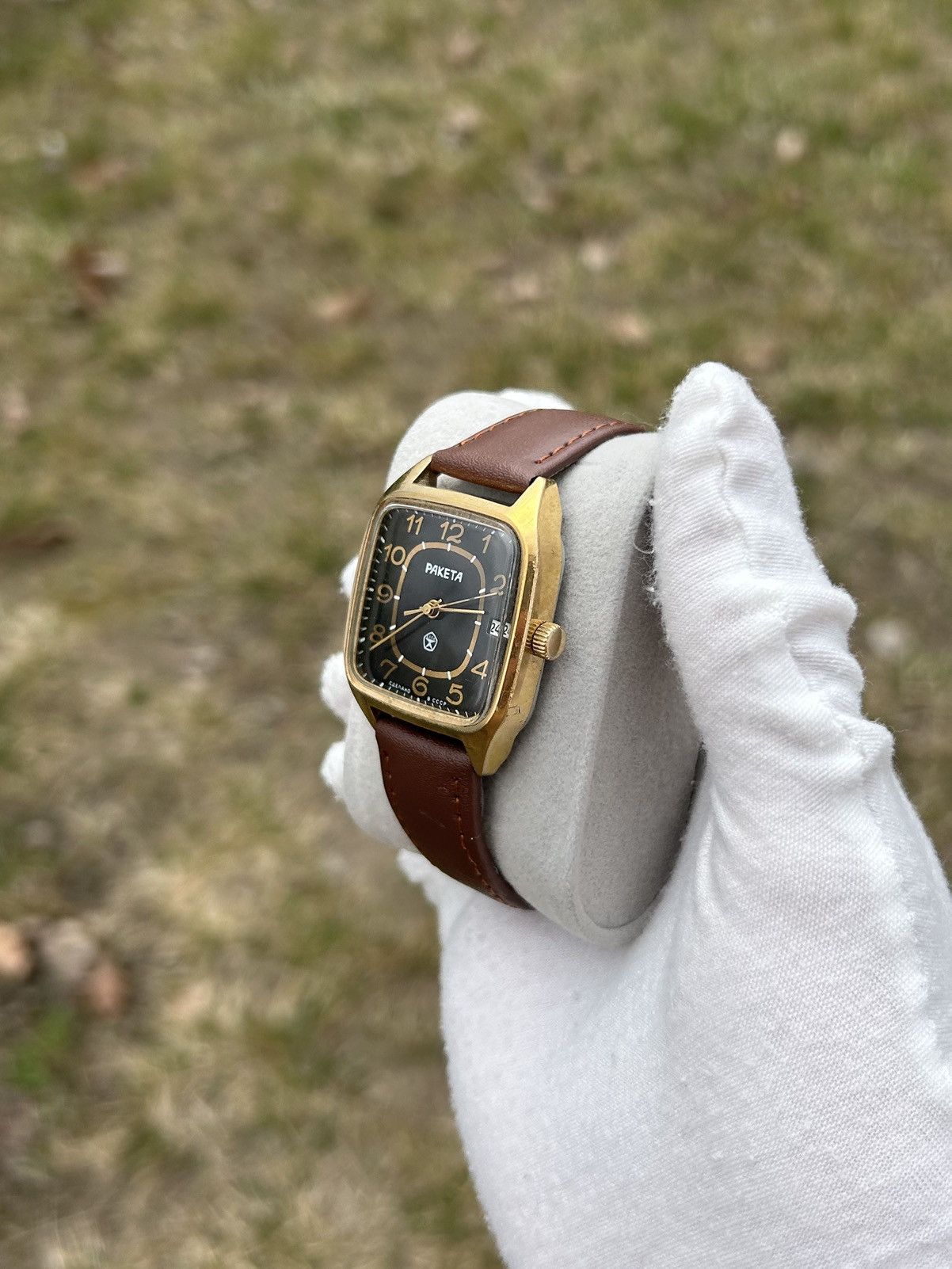 Vintage Vintage Watch Raketa USSR Soviet Mechanical 1980s Size ONE SIZE - 5 Thumbnail